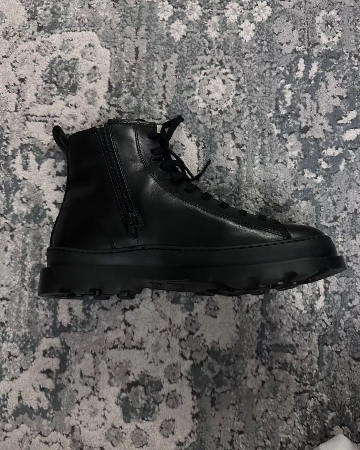 Camper Brutus Men’s Boots Black Leather New Size 41 EU 8US