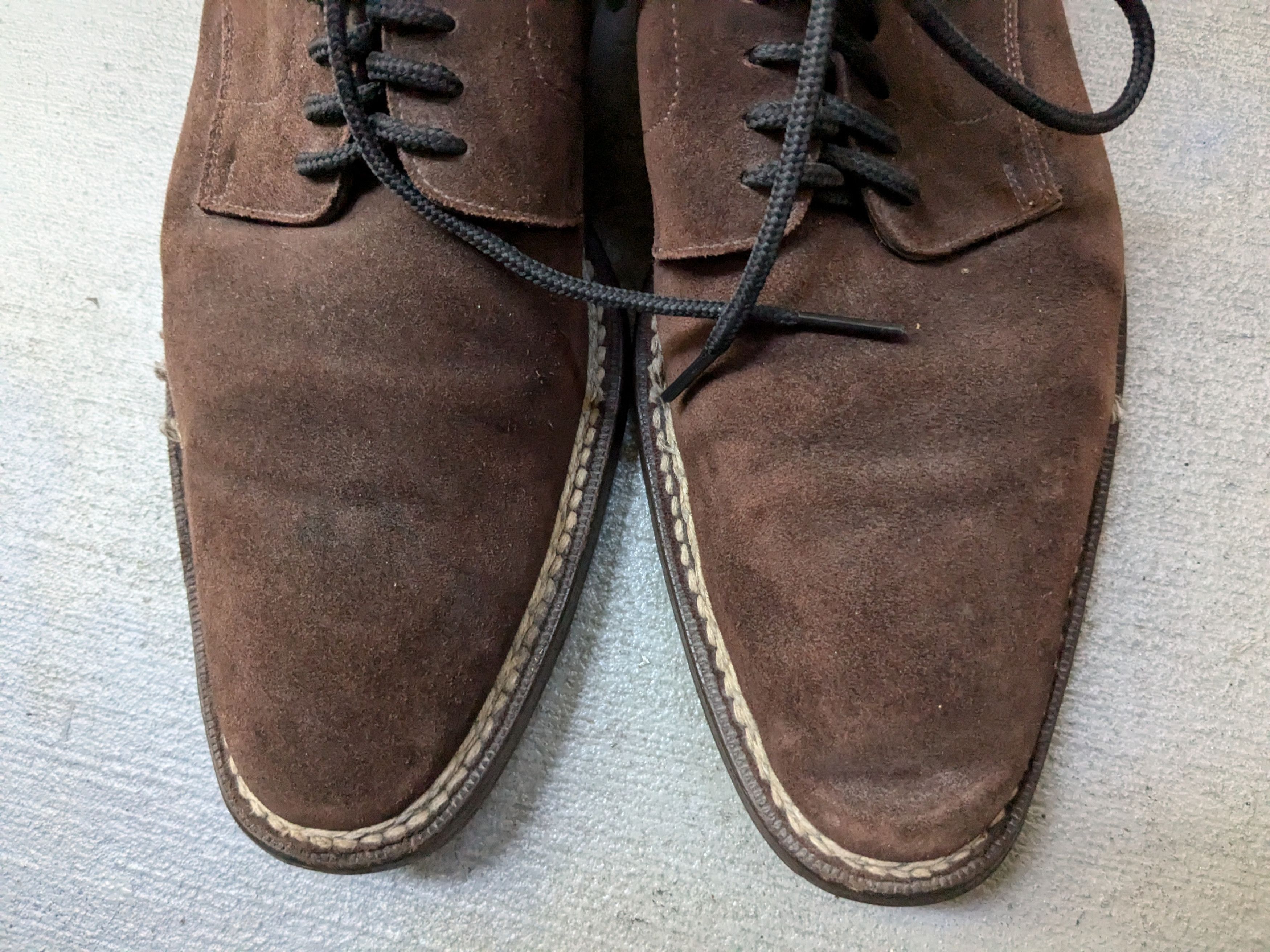 Ralph Lauren Purple Label Ralph Lauren Purple Label Suede Shoes Brown 11 D Derby Size US 11 / EU 44 - 4 Thumbnail