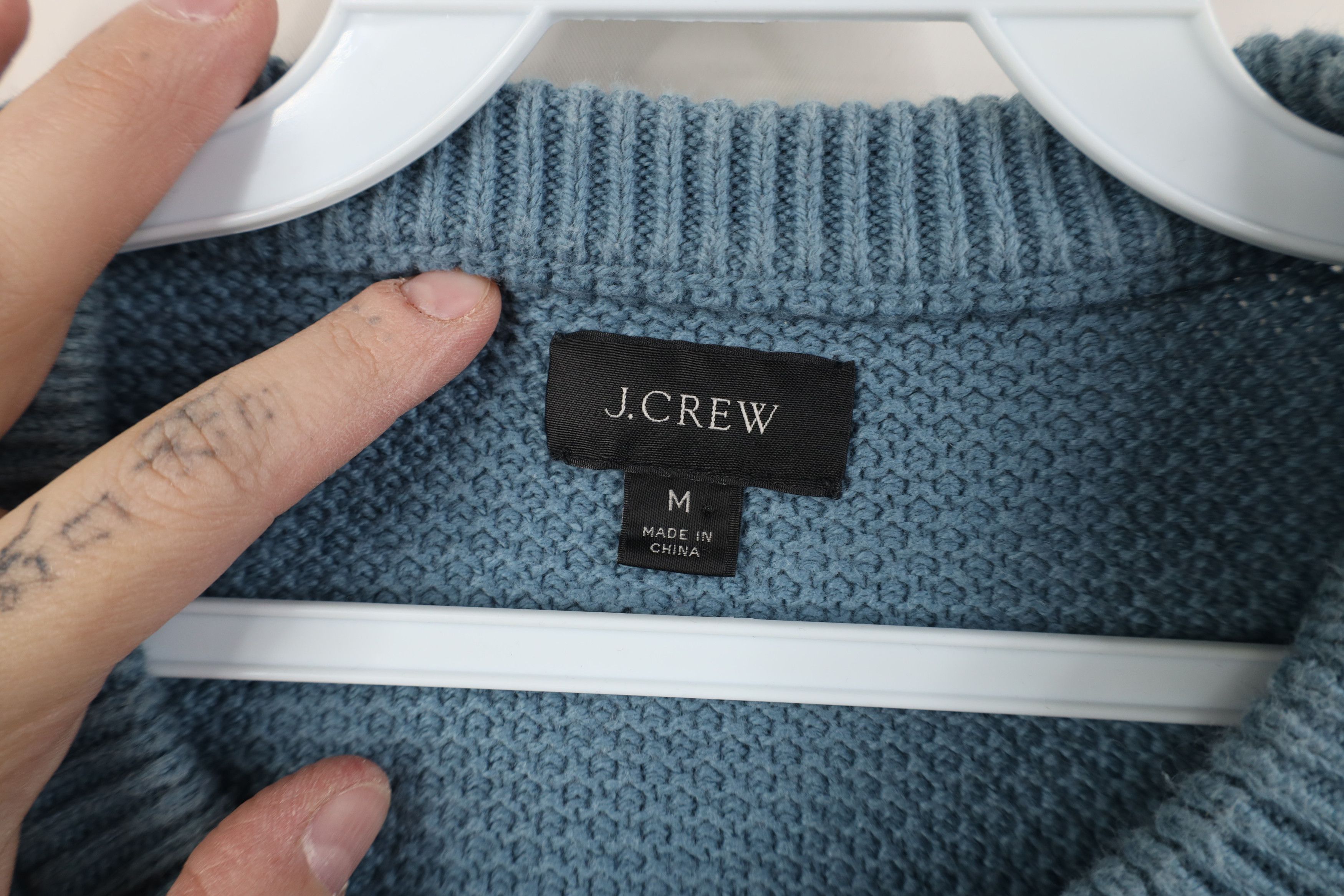 J.Crew Vintage Y2K J Crew Cotton Thermal Knit Crewneck Sweater Size US M / EU 48-50 / 2 - 4 Thumbnail