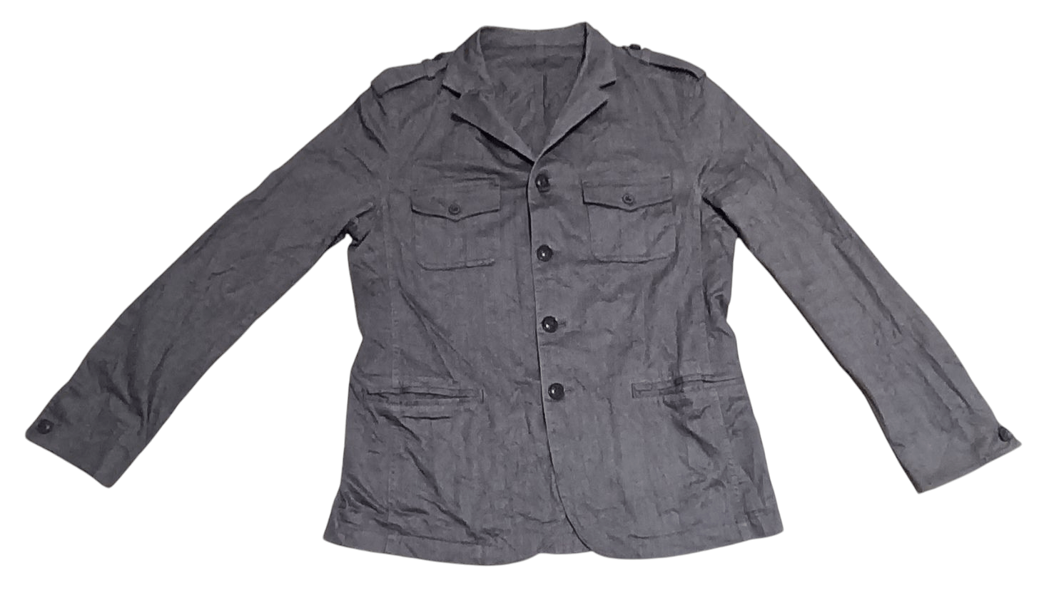 Japanese Brand A. V. V HOMME HICKORY CHORE JACKET Size US M / EU 48-50 / 2 - 1 Thumbnail