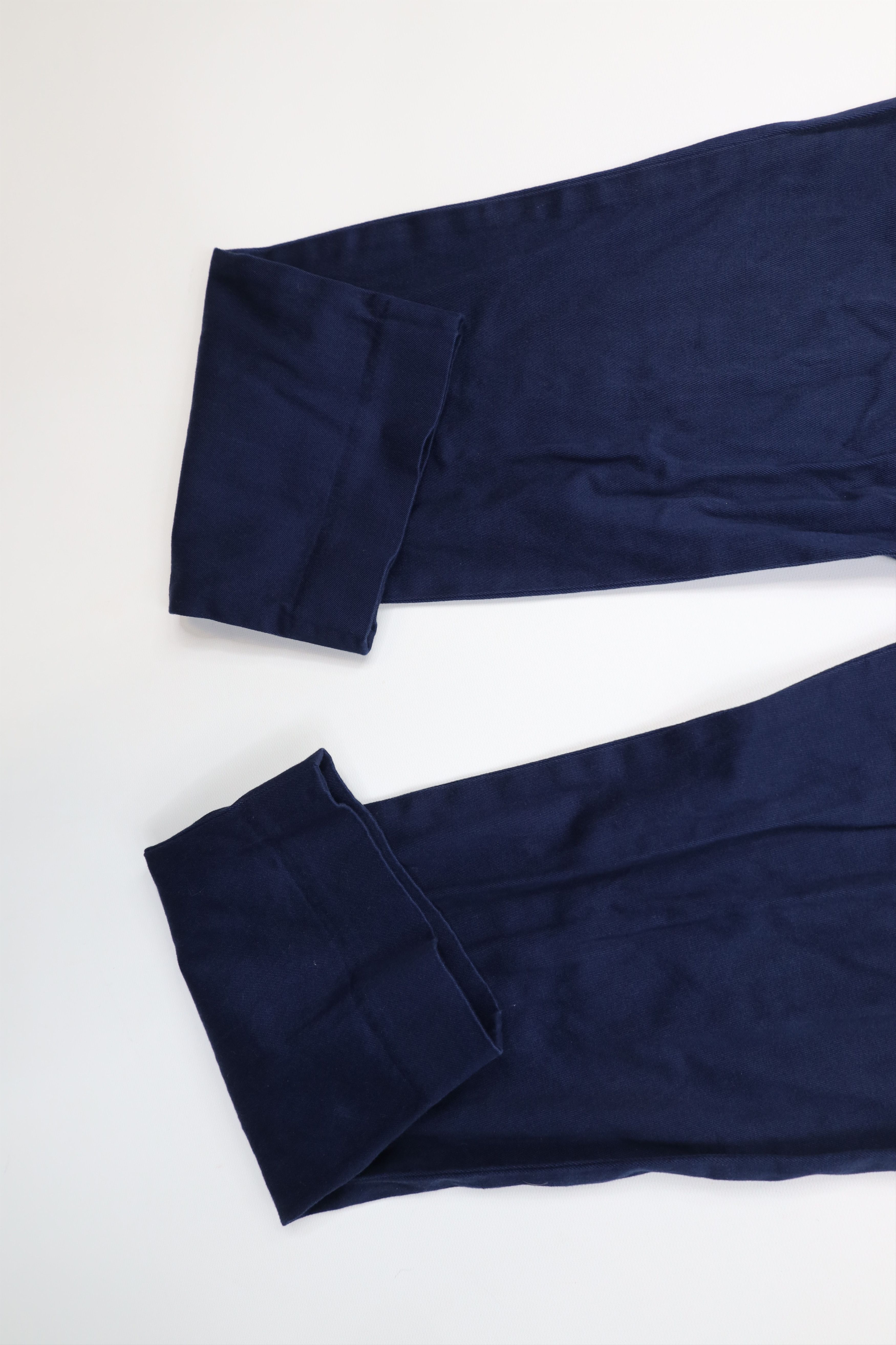 J.Crew J Crew Bowery Slim Fit Chino Pants Trousers Navy Blue Size US 31 - 5 Thumbnail