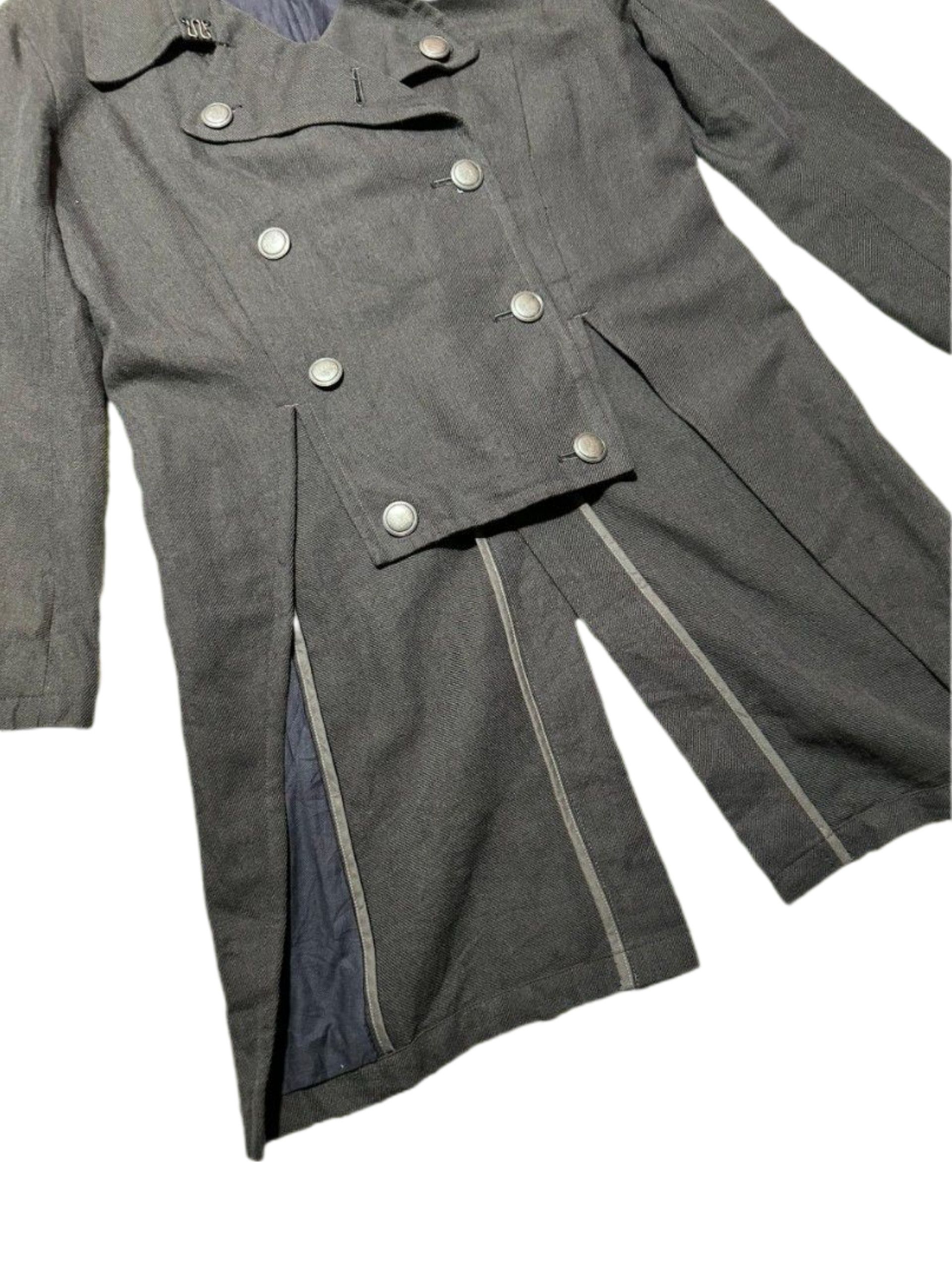 Limi Feu VINTAGE Double Breasted Long Pea Coat Size M / US 6-8 / IT 42-44 - 2 Thumbnail