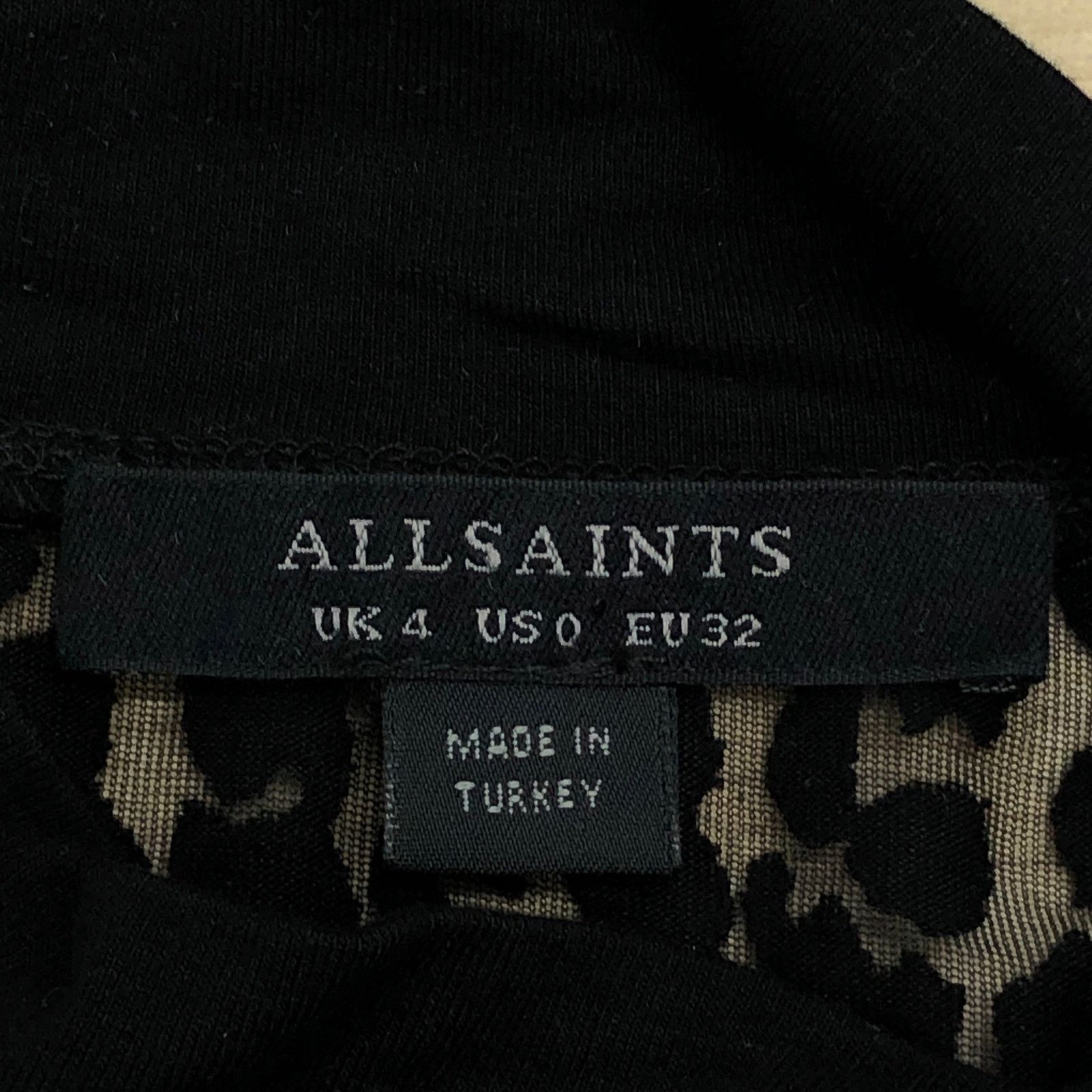 Allsaints ALLSAINTS All Saints Size 0 Bodysuit Bela Leopard Top Black Size XS / US 0-2 / IT 36-38 - 13 Thumbnail
