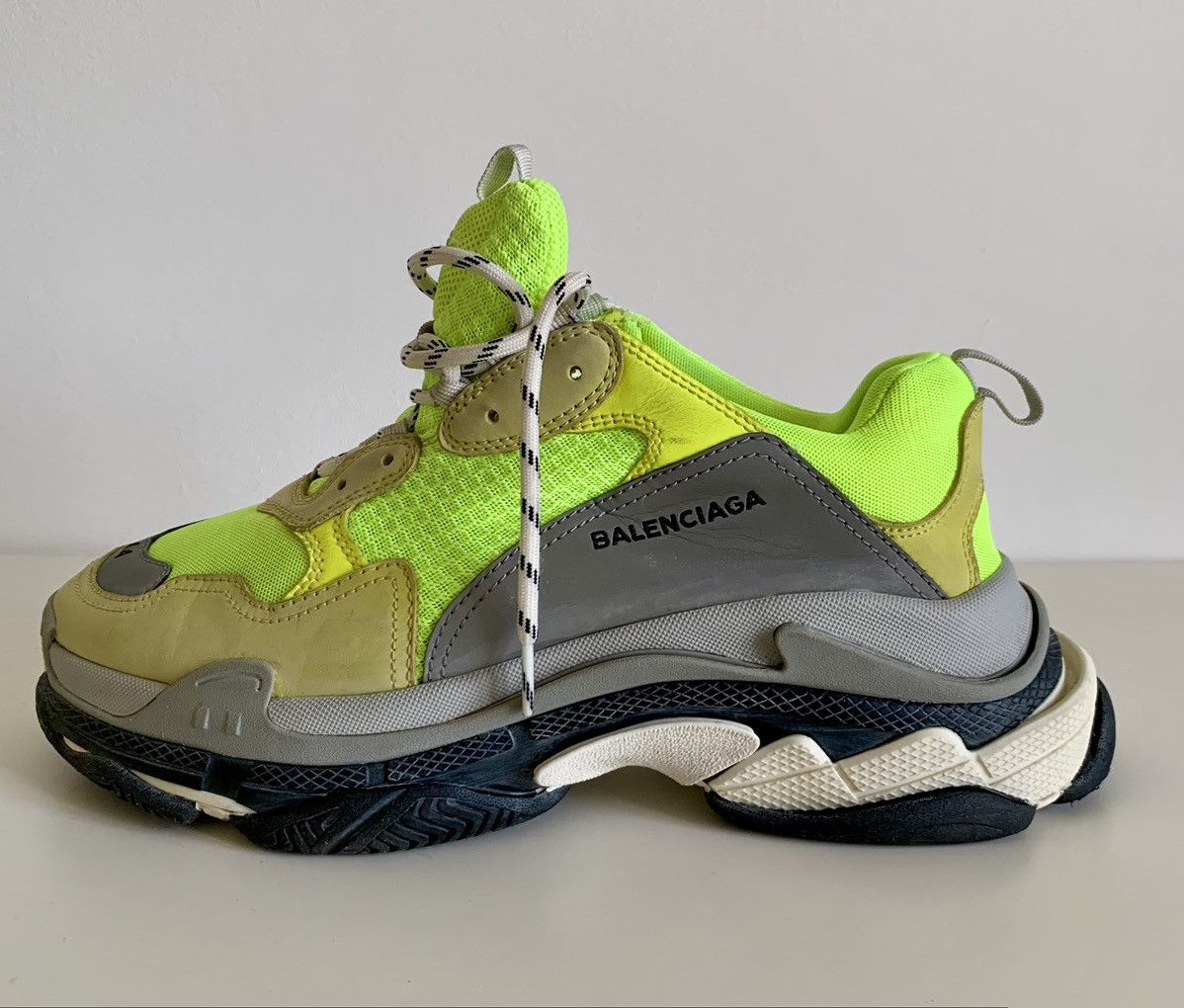 Neon Green And Yellow Balenciaga Triple S Balenciaga Triple S Neon Yellow