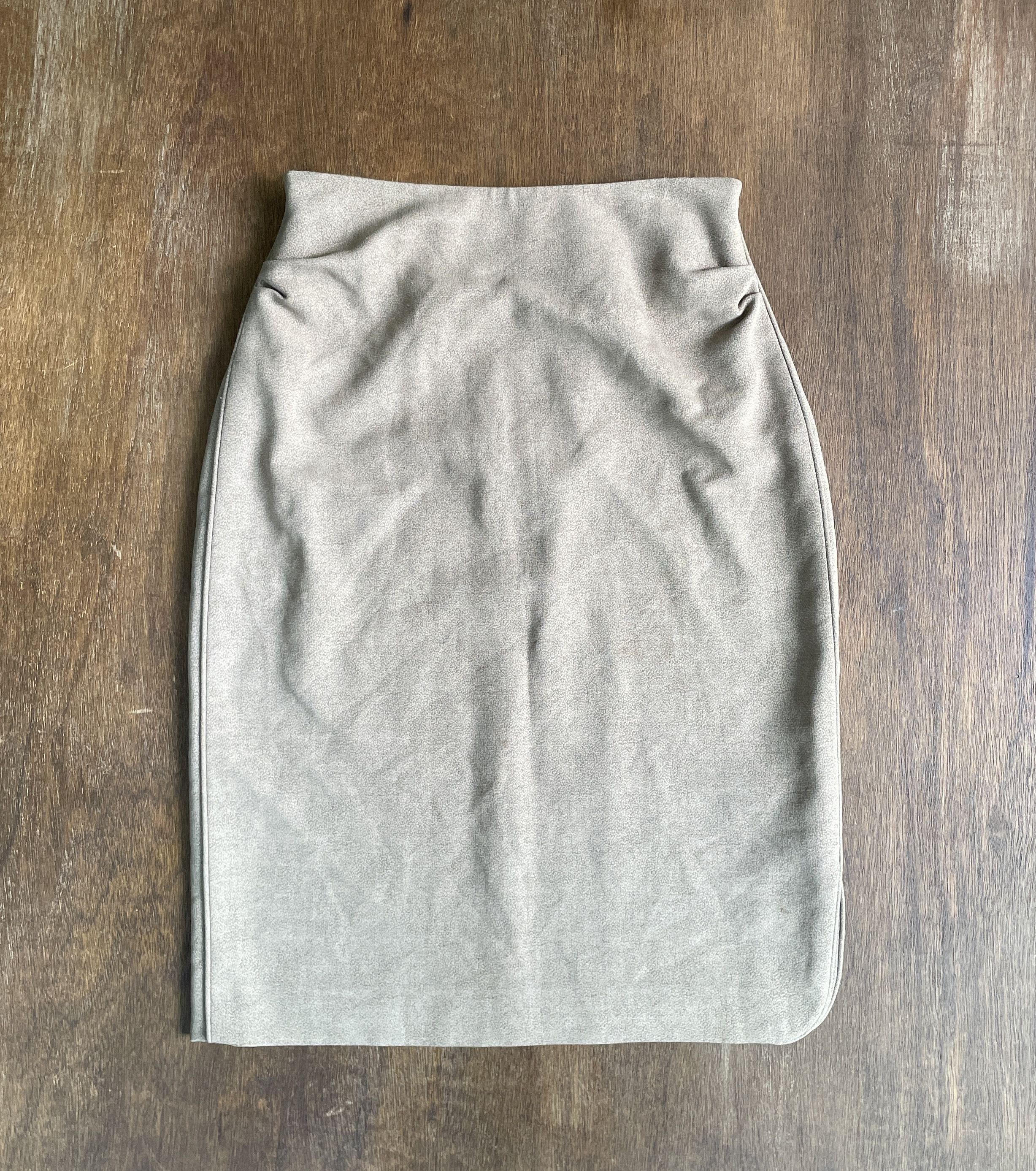 Giorgio Armani GIORGIO ARMANI Vintage Mainline Rayon Wool Skirt Size 23" - 3 Thumbnail