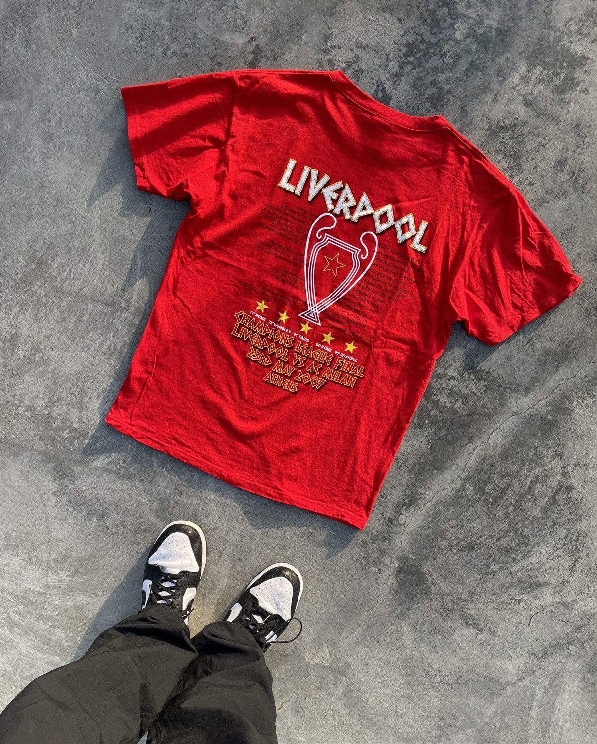 Vintage Vintage FC Liverpool 2007 UEFA Rare Soccer Jersey Y2K Size US M / EU 48-50 / 2 - 2 Thumbnail