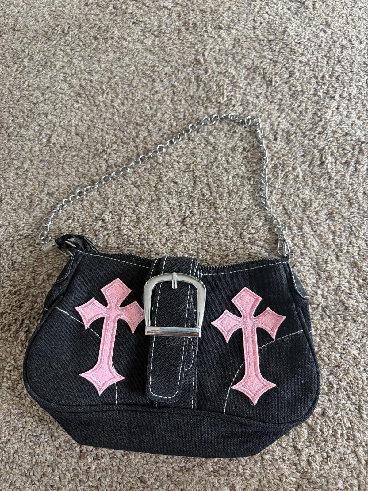 Other Boutique fabric bag with cross design Size ONE SIZE - 1 Thumbnail