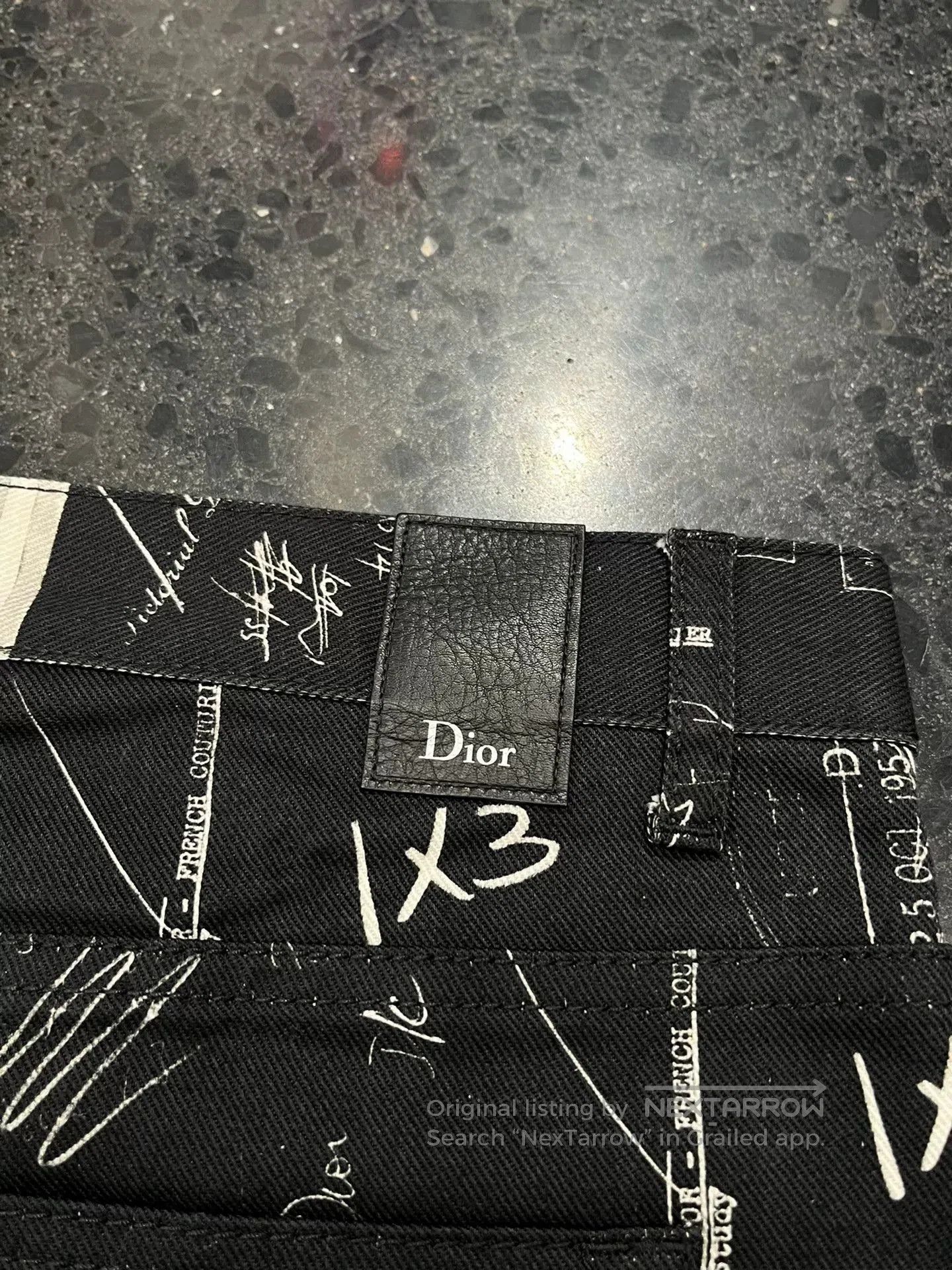 Dior Dior Men's Runway Newspaper Jeans. Size US 31 - 5 Thumbnail