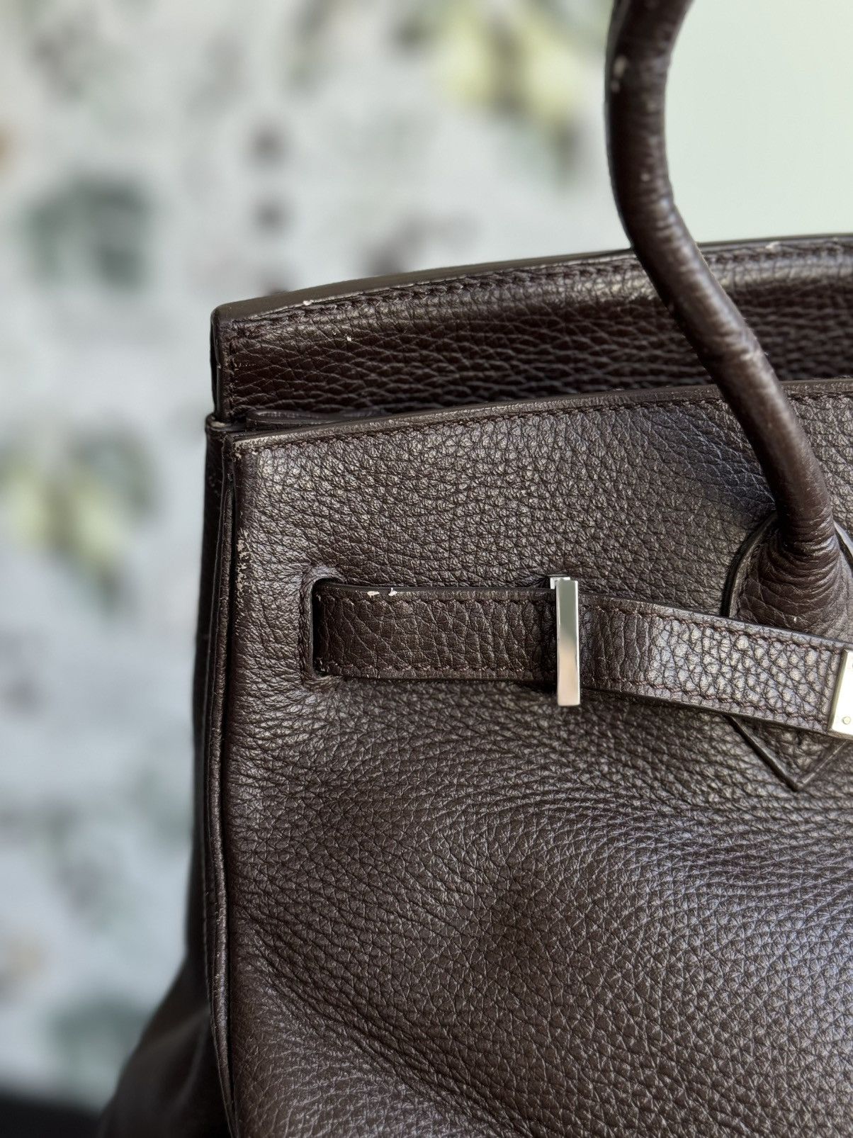 Hermes Hermes Birkin 35 Brown Shoulder Bag Size ONE SIZE - 9 Thumbnail