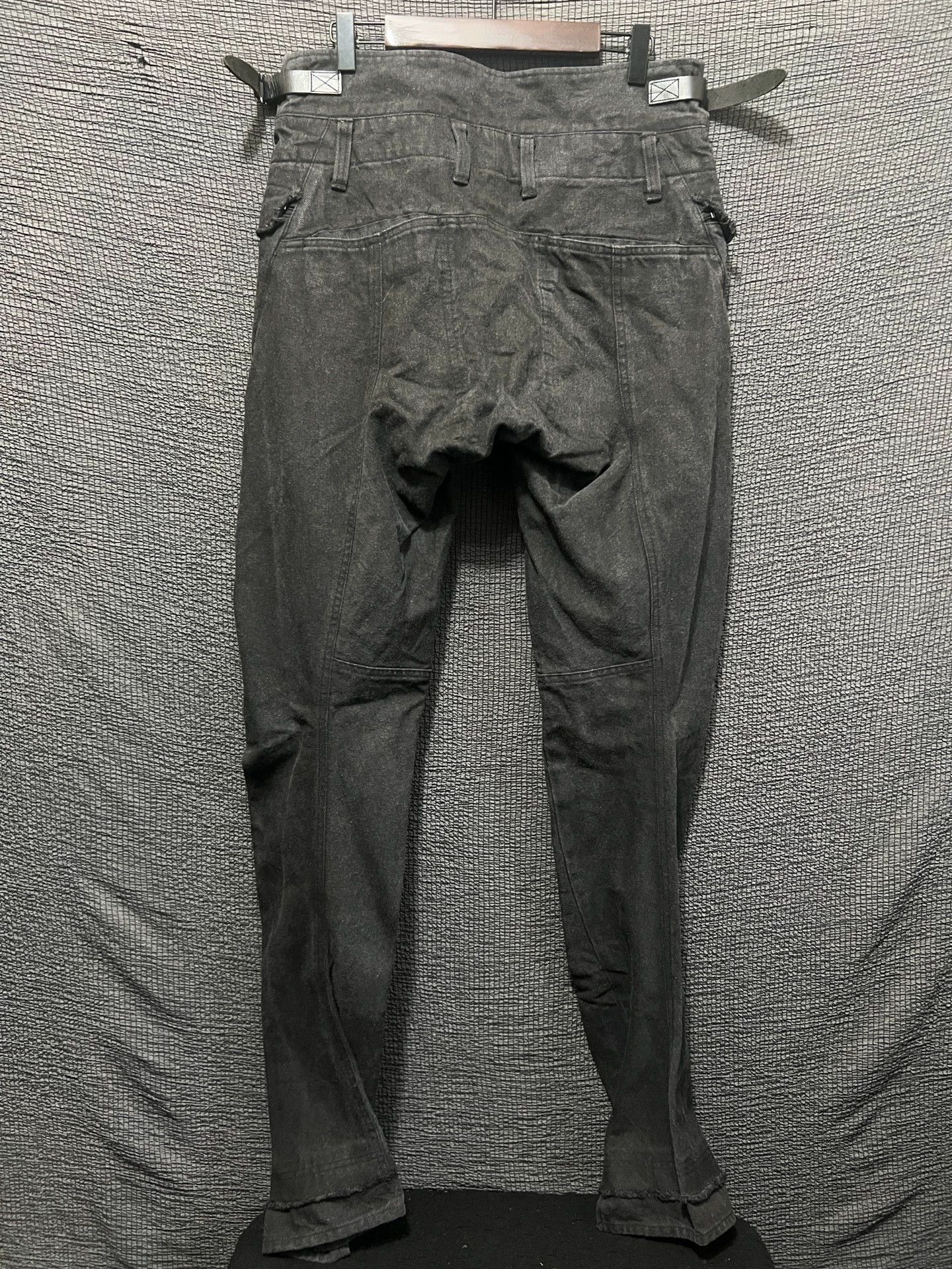 D.Hygen D.HYGEN Washed Distressed Denim "Cannonball" Pants - Sz 2 Size US 33 - 2 Thumbnail