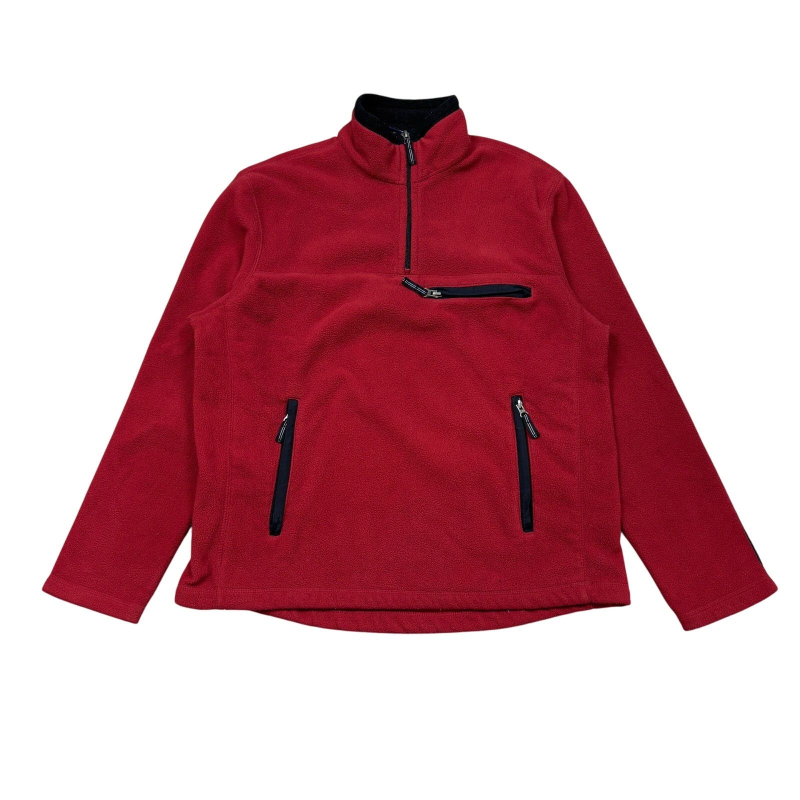 Gap × Vintage VTG Gap 1/4 Zip Fleece Pullover Sweater Jacket Men's Medium Size US M / EU 48-50 / 2 - 1 Thumbnail