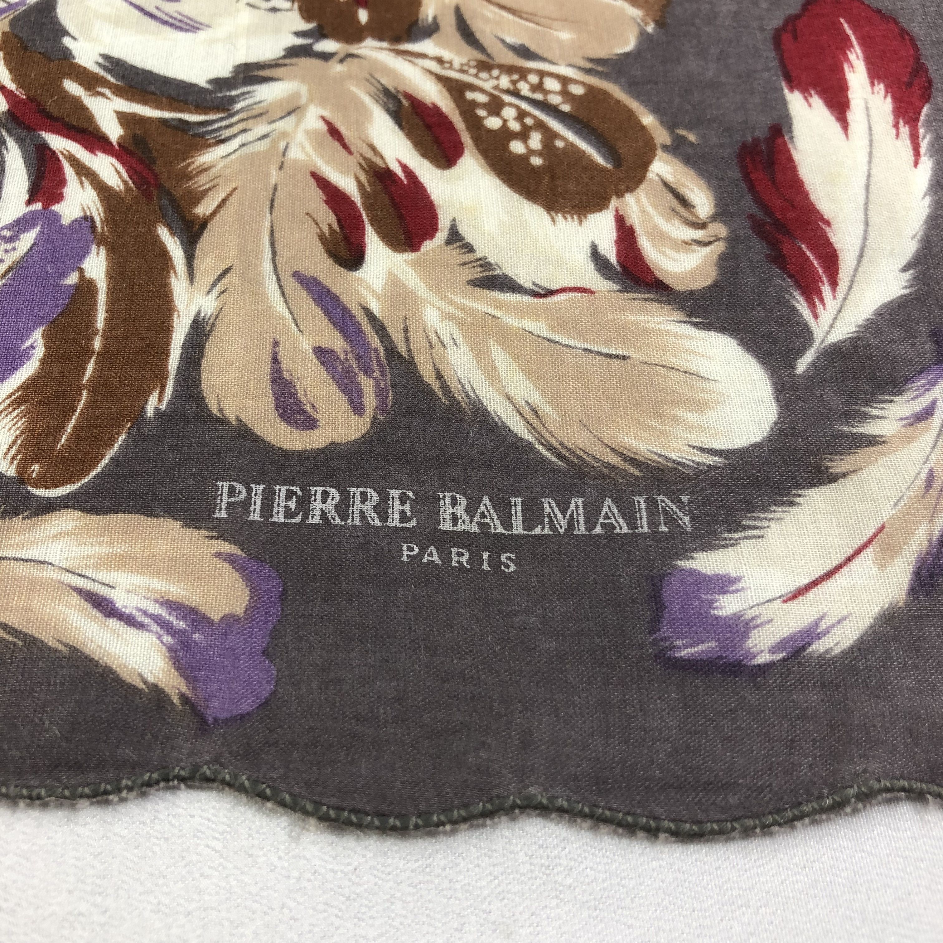 Pierre Balmain Pierre Balmain Handkerchief Neckerchief Bandana H1641 Size ONE SIZE - 4 Thumbnail