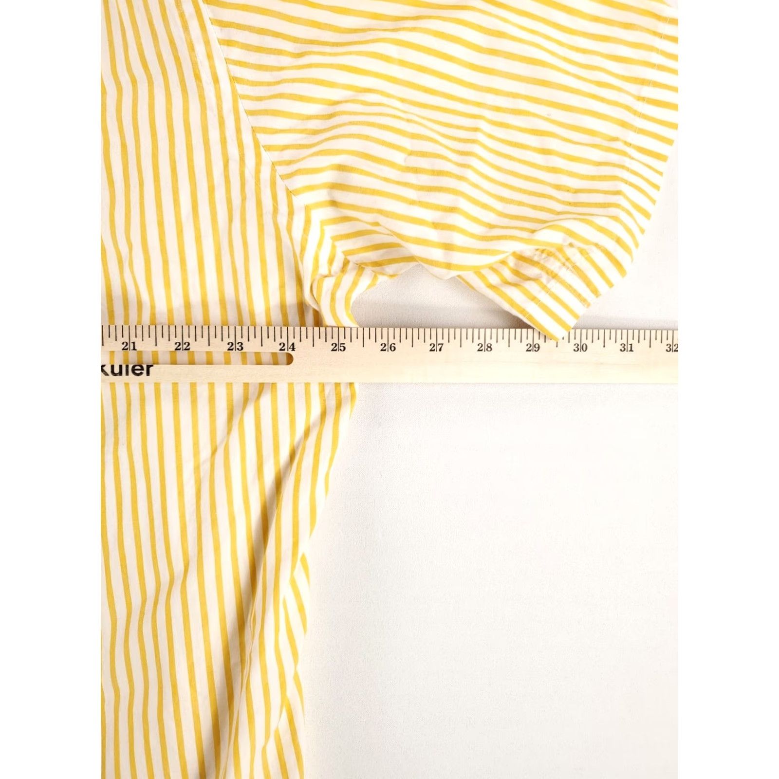Brooks Brothers VINTAGE Brooks Brothers Button Down Short Sleeve Shirt Striped Mens L Made USA Yellow Shirt Size US L / EU 52-54 / 3 - 4 Thumbnail