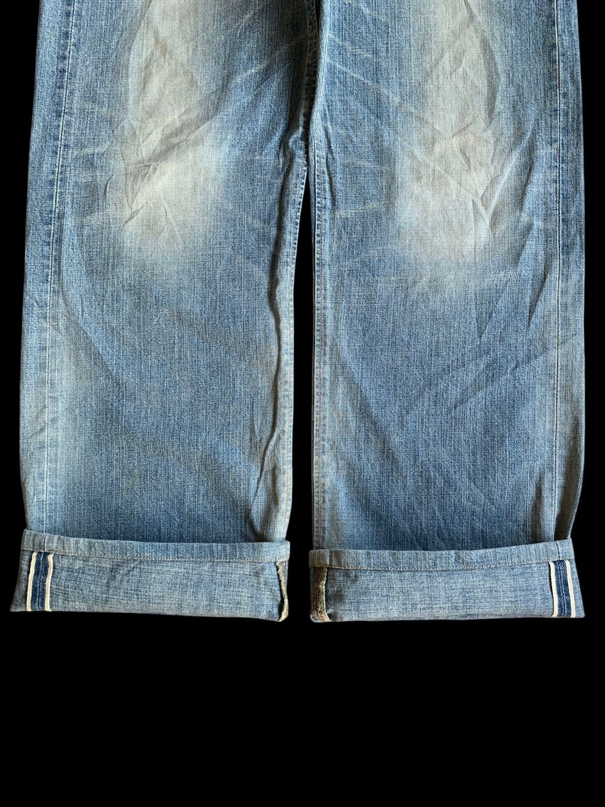 Other EDWIN 505Z SELVEDGE BAGGY FADED&RUSTY DENIM Size US 34 / EU 50 - 10 Thumbnail
