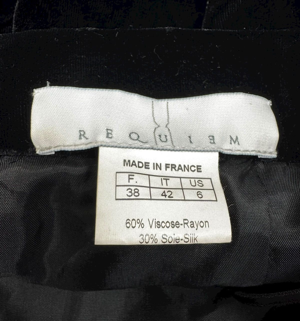 Other Requiem France Velour Voluminous Skirt With Filling FR38 US6 Size 28" / US 6 / IT 42 - 12 Thumbnail