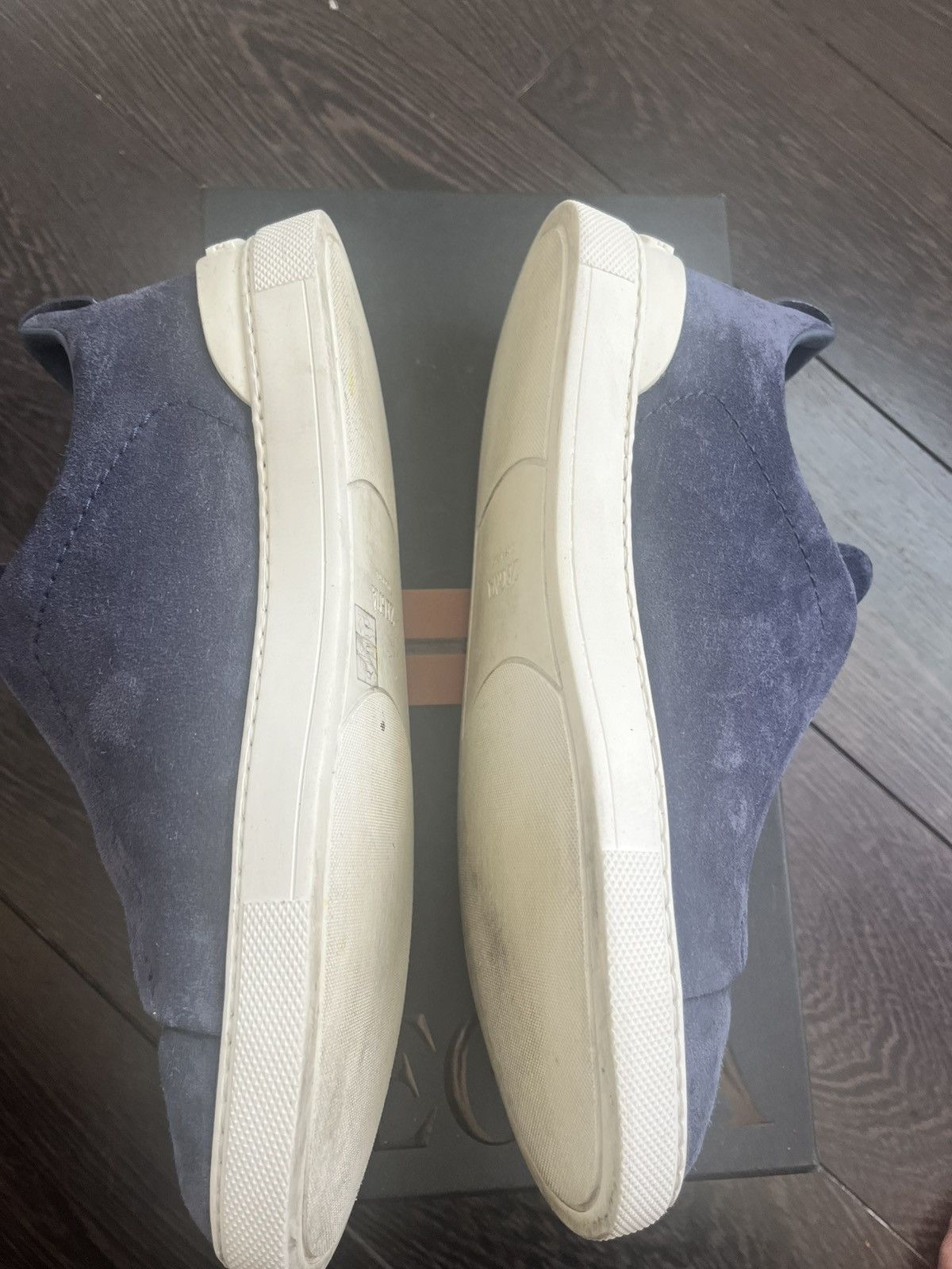 Ermenegildo Zegna Zegna triple stitch navy special edition uk 8 Size US 9 / EU 42 - 4 Thumbnail