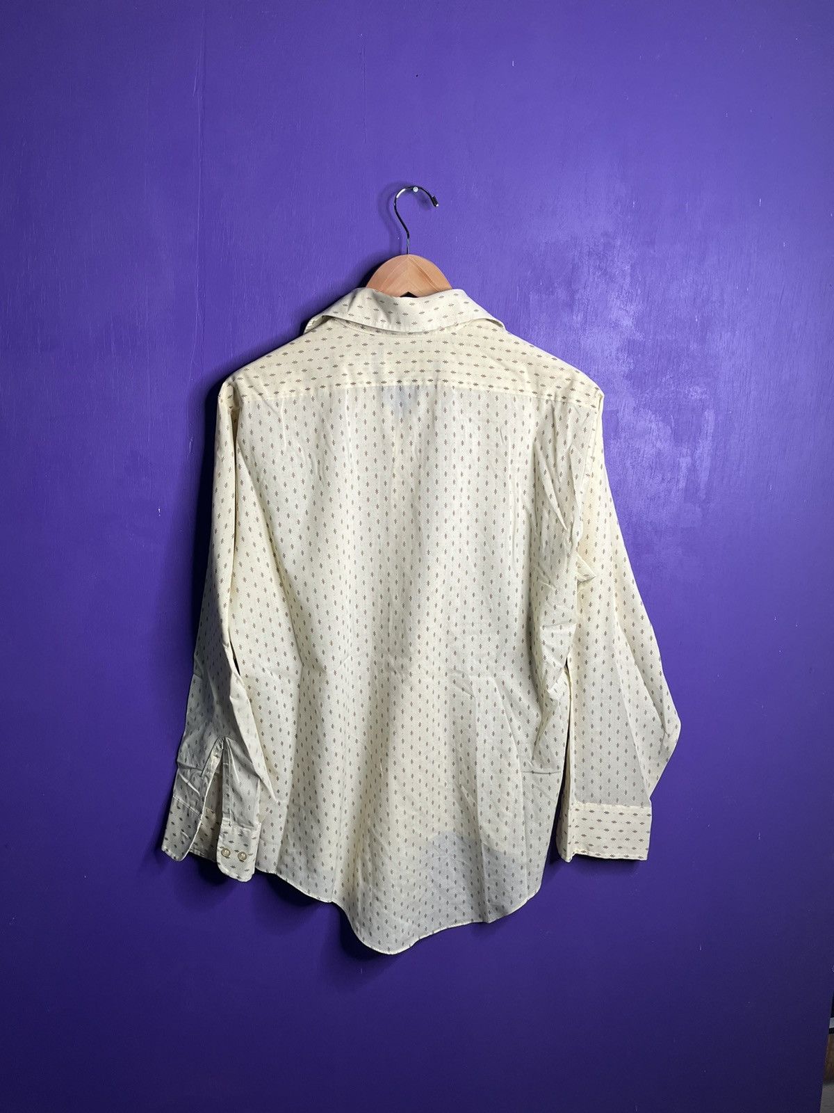 Van Heusen × Vintage Vintage 80s Van Huesen stars pattern button up Size US XL / EU 56 / 4 - 2 Thumbnail