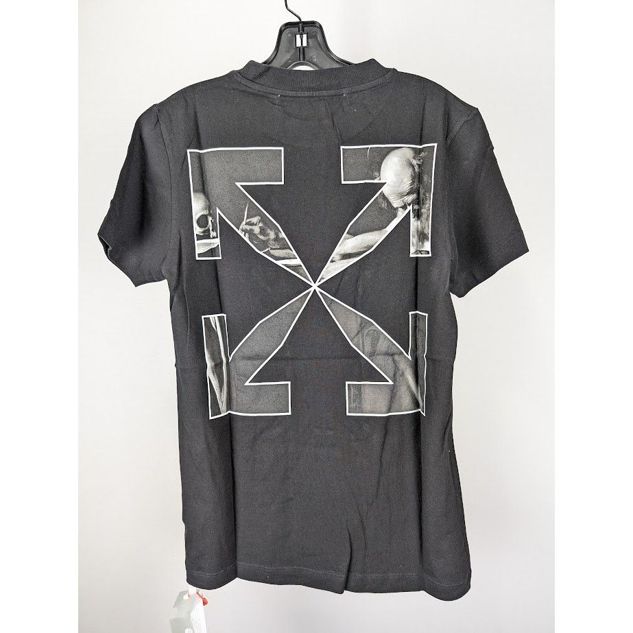 Off-White o1rshd1 Q:2 / Carav Arrow S/S Slim Tee in Black/White Size US XS / EU 42 / 0 - 13 Thumbnail