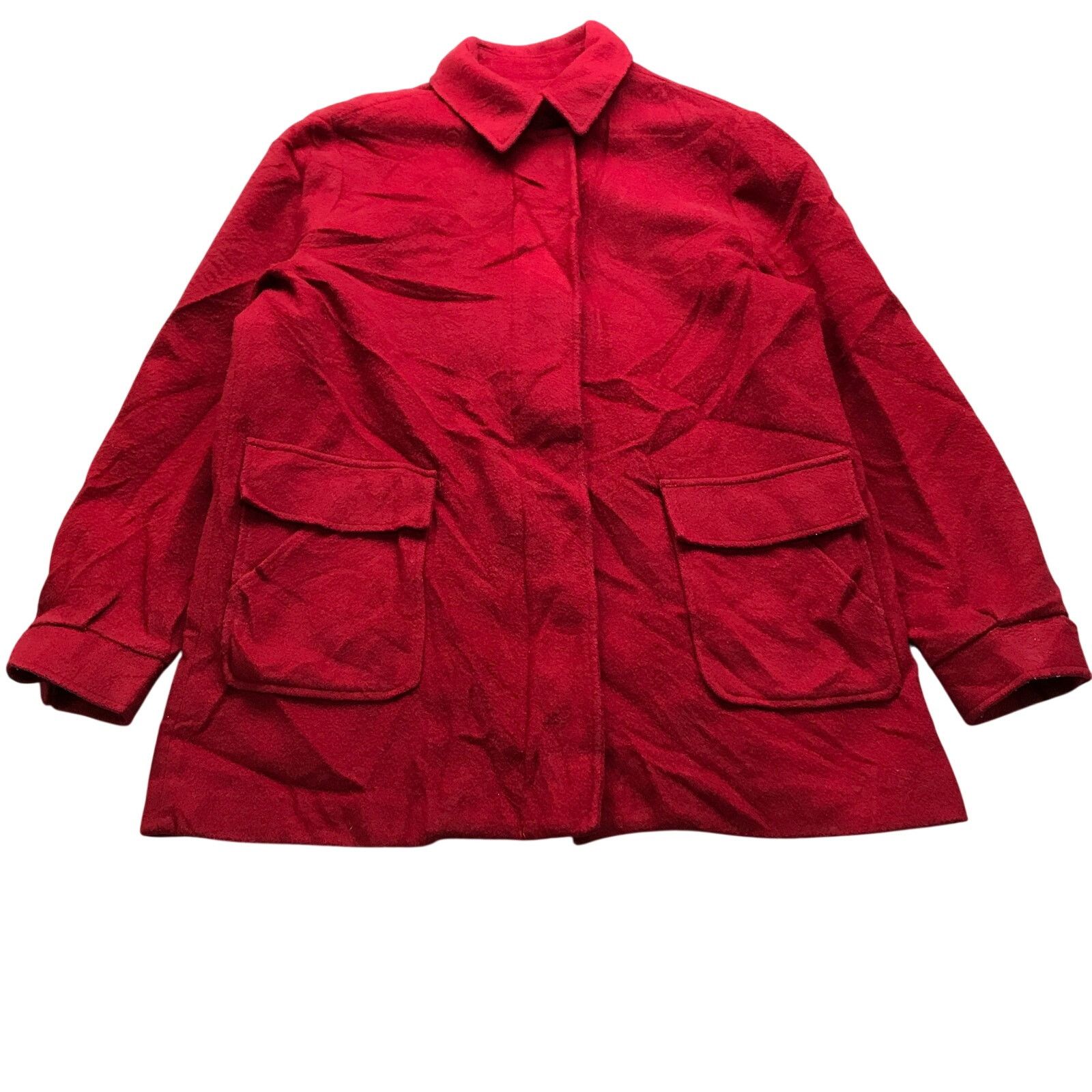 Eddie Bauer VTG 80s Eddie Bauer Hunting Wool Blend Jacket Large 15/16 Size L / US 10 / IT 46 - 1 Thumbnail