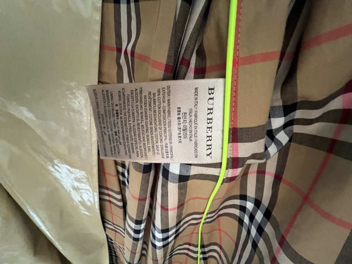 Burberry BURBERRY Laminated Gabardine Trench Coat Size US S / EU 44-46 / 1 - 8 Thumbnail