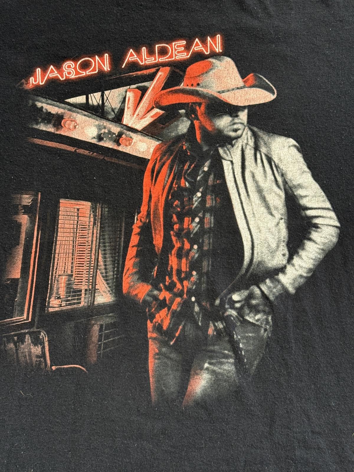 Anvil Jason Aldean T-shirt Burn It Down 2014 Tour - M Size US M / EU 48-50 / 2 - 5 Thumbnail