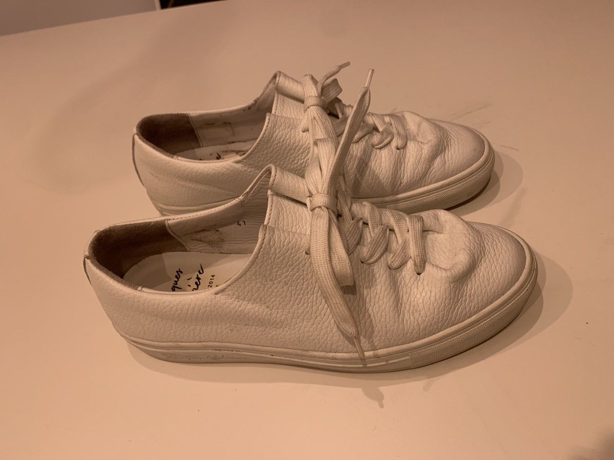 Jacques Soloviere Herve Grained White Size US 7.5 / EU 40-41 - 3 Thumbnail