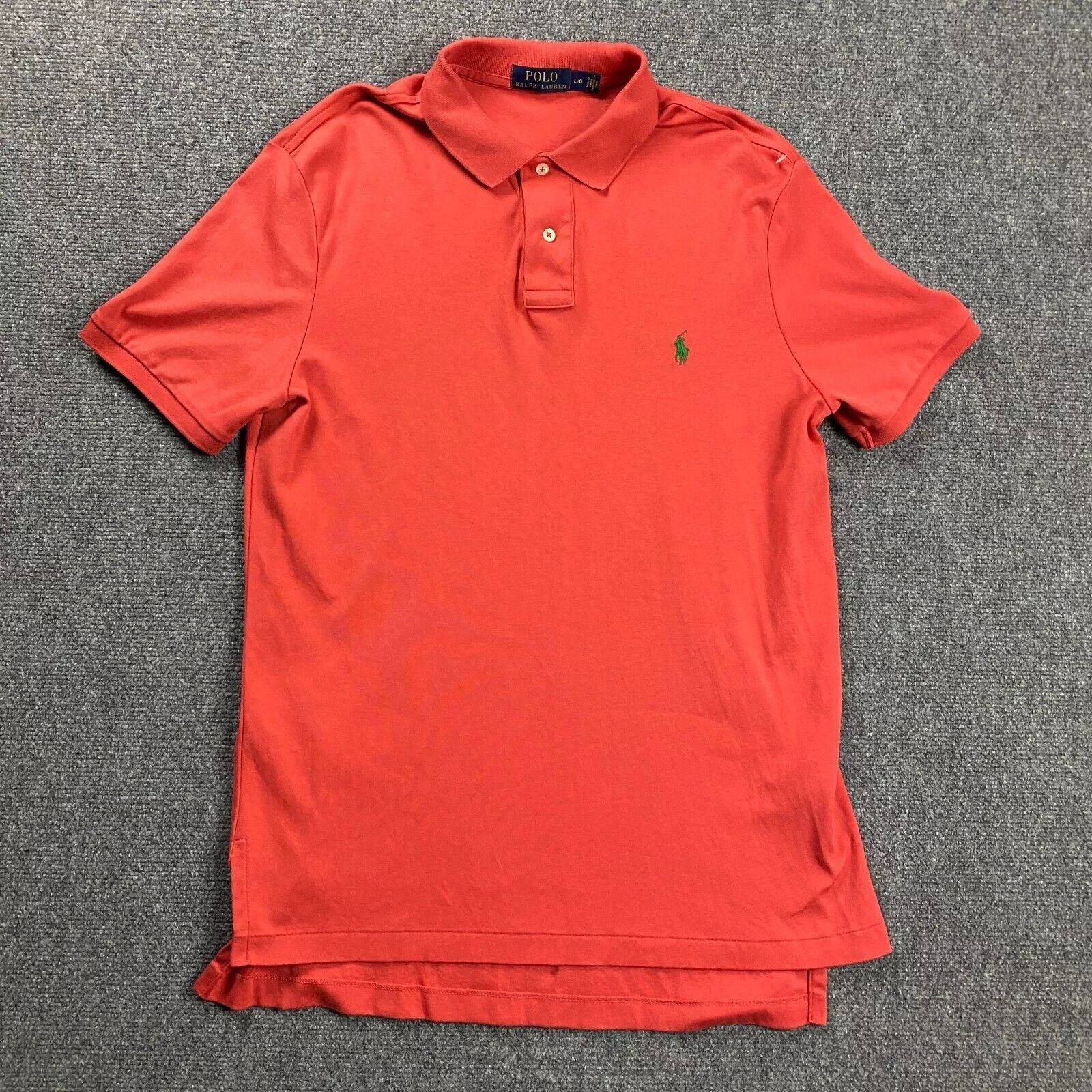Polo Ralph Lauren Polo Ralph Lauren Shirt Mens Large Red Soft Golf Cotton Pony Size US L / EU 52-54 / 3 - 1 Thumbnail