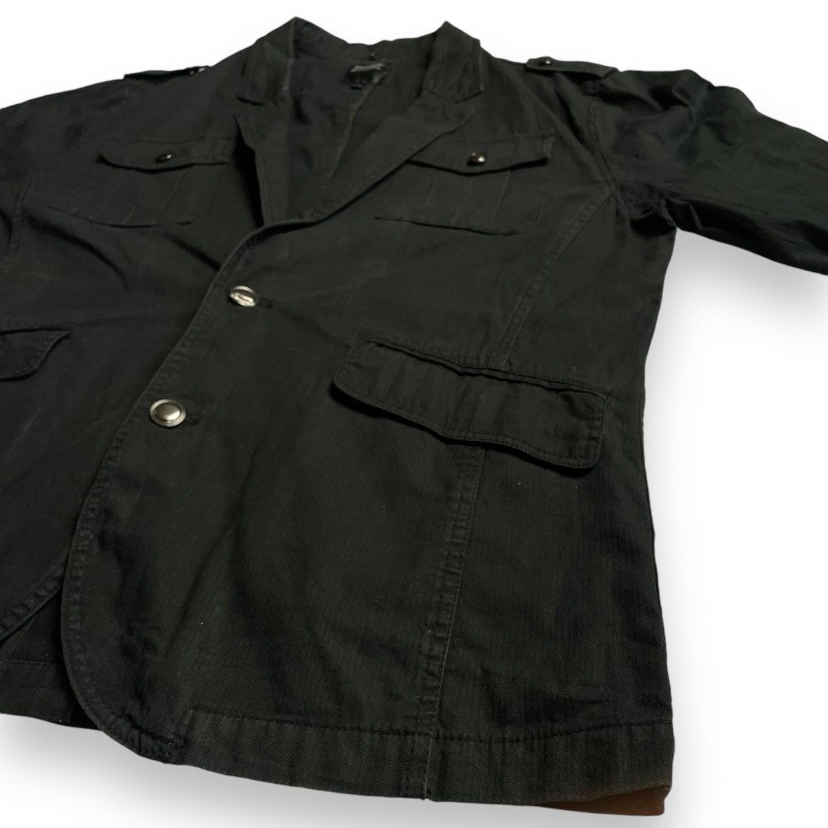 If Six Was Nine SPLENDID SASTIFACTION BUTTON UP PUNK GOTHIC CASUAL JACKET Size US XXL / EU 58 / 5 - 7 Thumbnail
