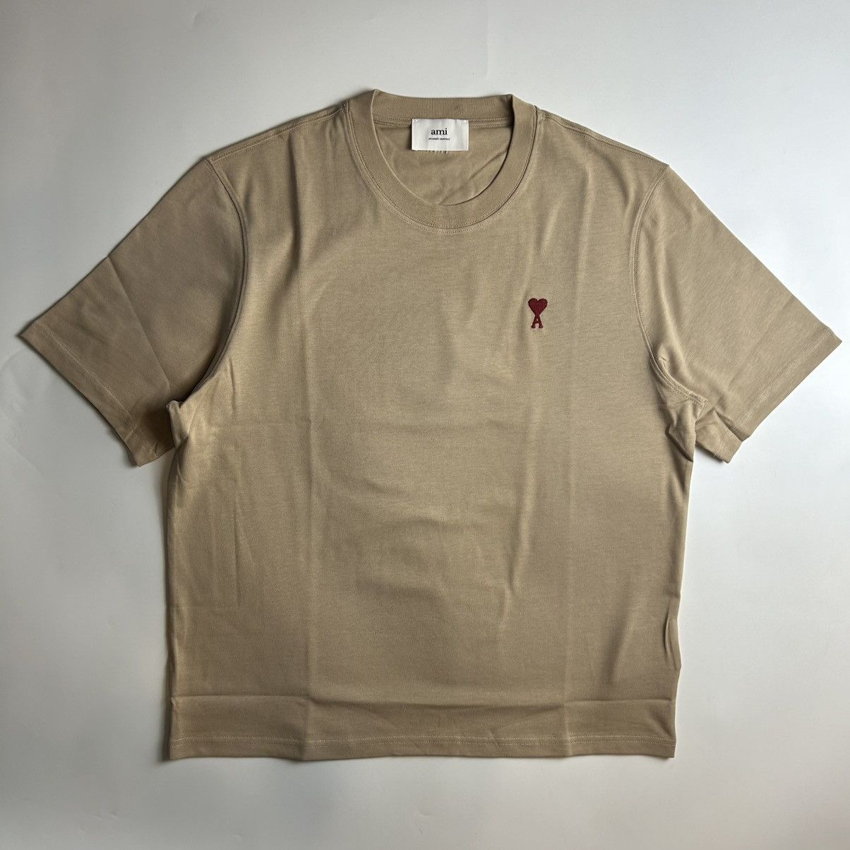 AMI Ami Paris Logo Embroidery T-shirt NEW Size US L / EU 52-54 / 3 - 1 Thumbnail
