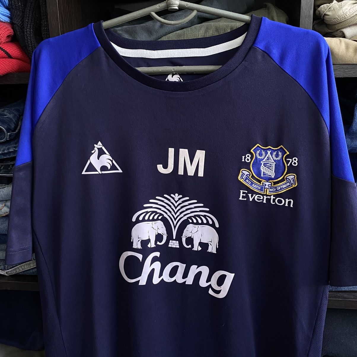 Le Coq Sportif Vintage Le Coq Sportif Everton Training soccer jersey Size US XL / EU 56 / 4 - 2 Thumbnail