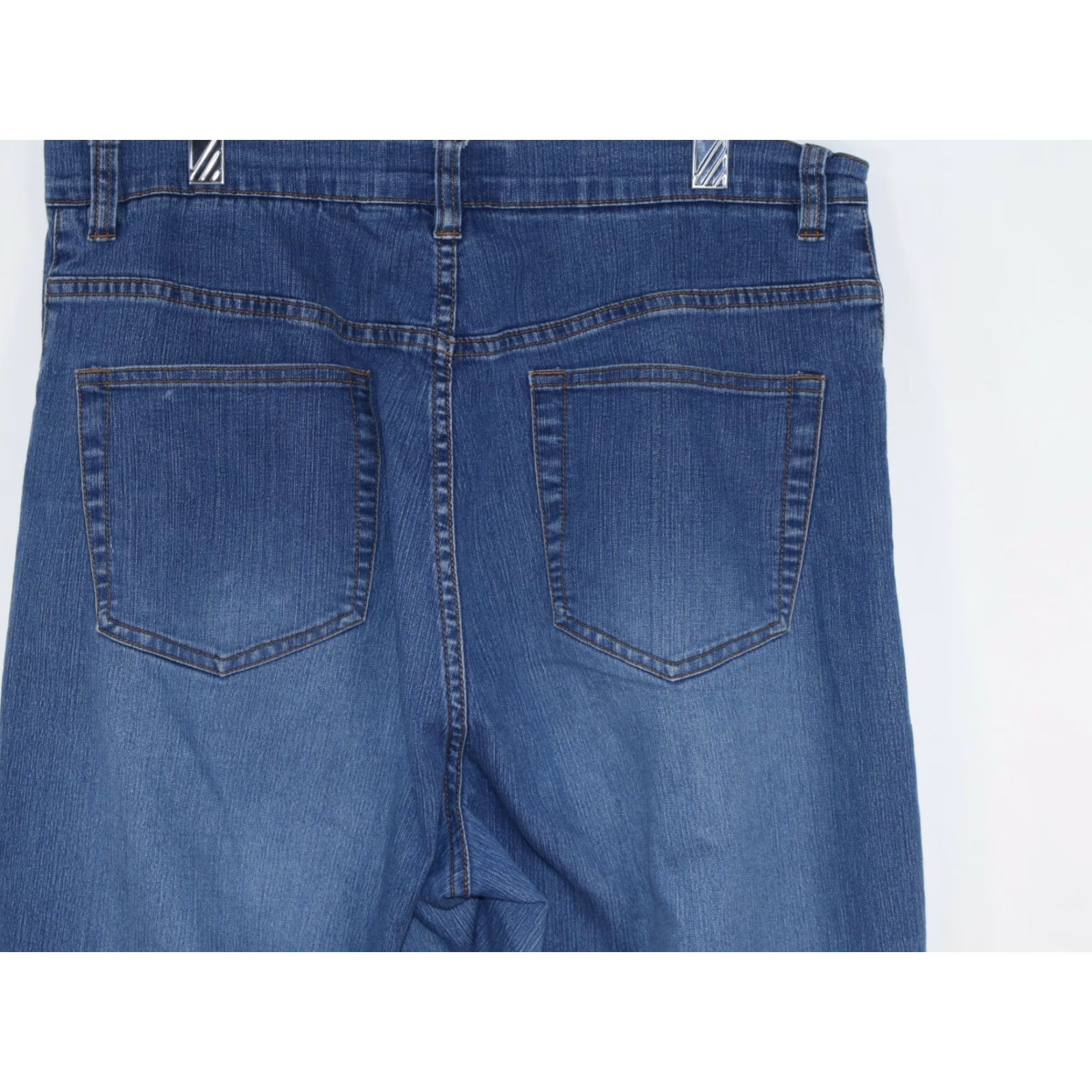 Avenue Avenue Blues Jeans Womens 16T Straight Leg Denim Blue Stretch 32X30 Size 32" / US 10 / IT 46 - 6 Thumbnail