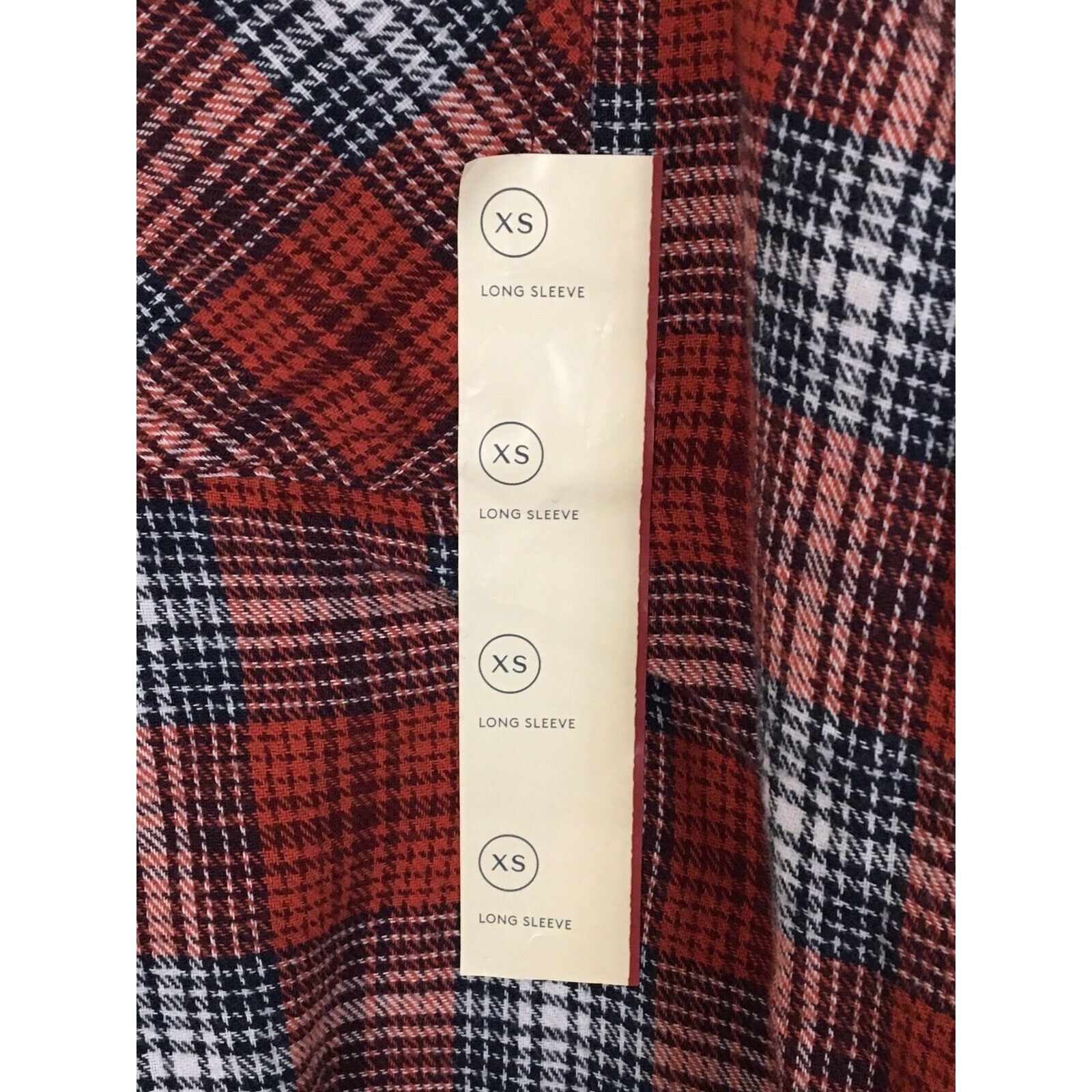 Other Womens Plaid Flannel Long Sleeve Button-Down Shirt Size XS / US 0-2 / IT 36-38 - 9 Thumbnail