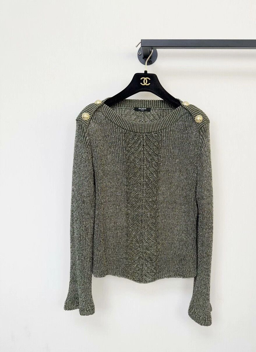 Balmain Balmain knitted sweater Size XS / US 0-2 / IT 36-38 - 1 Thumbnail
