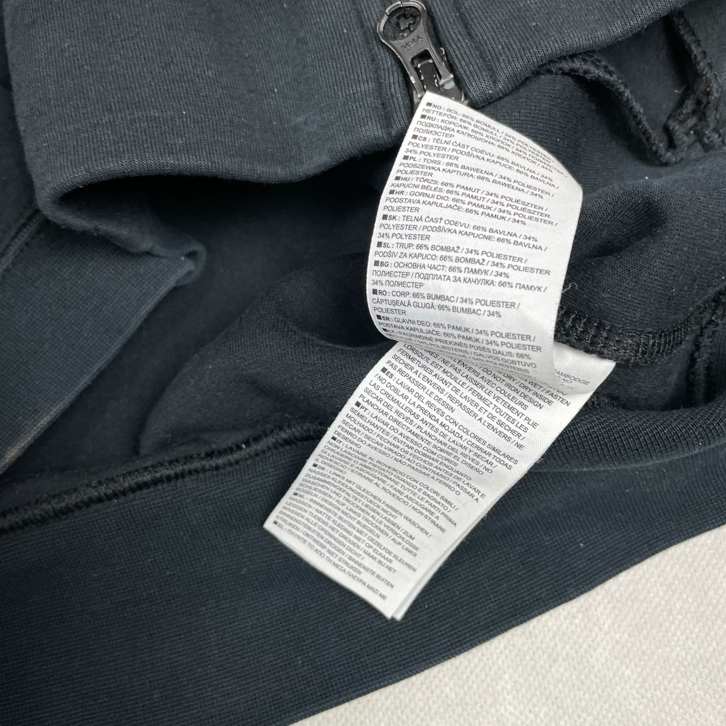 Nike Nike Tech Men's Black Cotton Long Sleeve Full Zip Hoodie M Size US M / EU 48-50 / 2 - 15 Thumbnail
