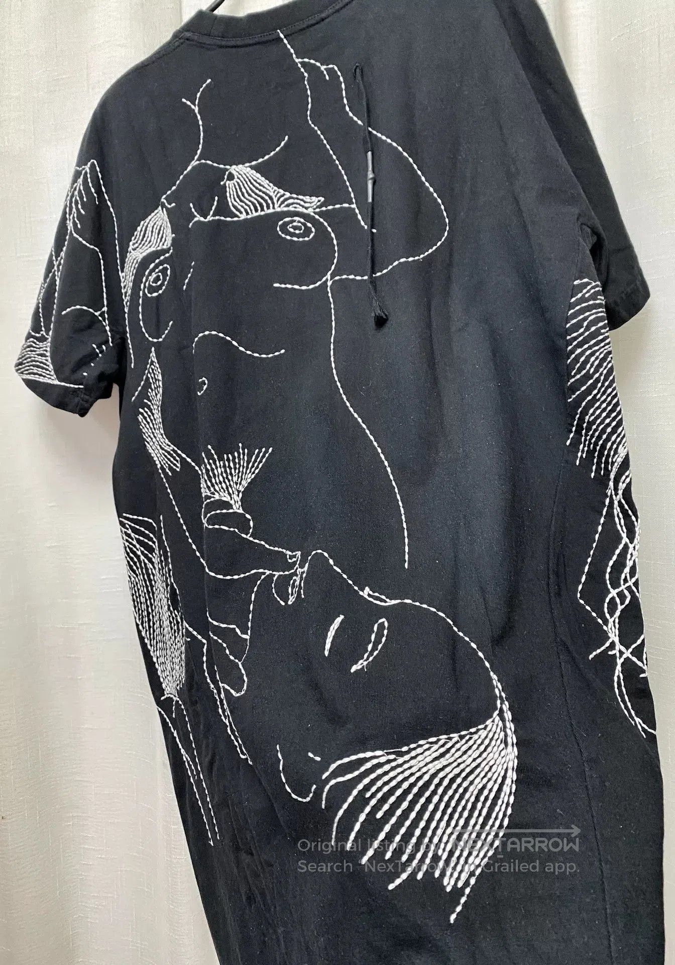 Boris Bidjan Saberi Boris Bidjan Saberi Art Embroidery Tee. Size US M / EU 48-50 / 2 - 4 Thumbnail