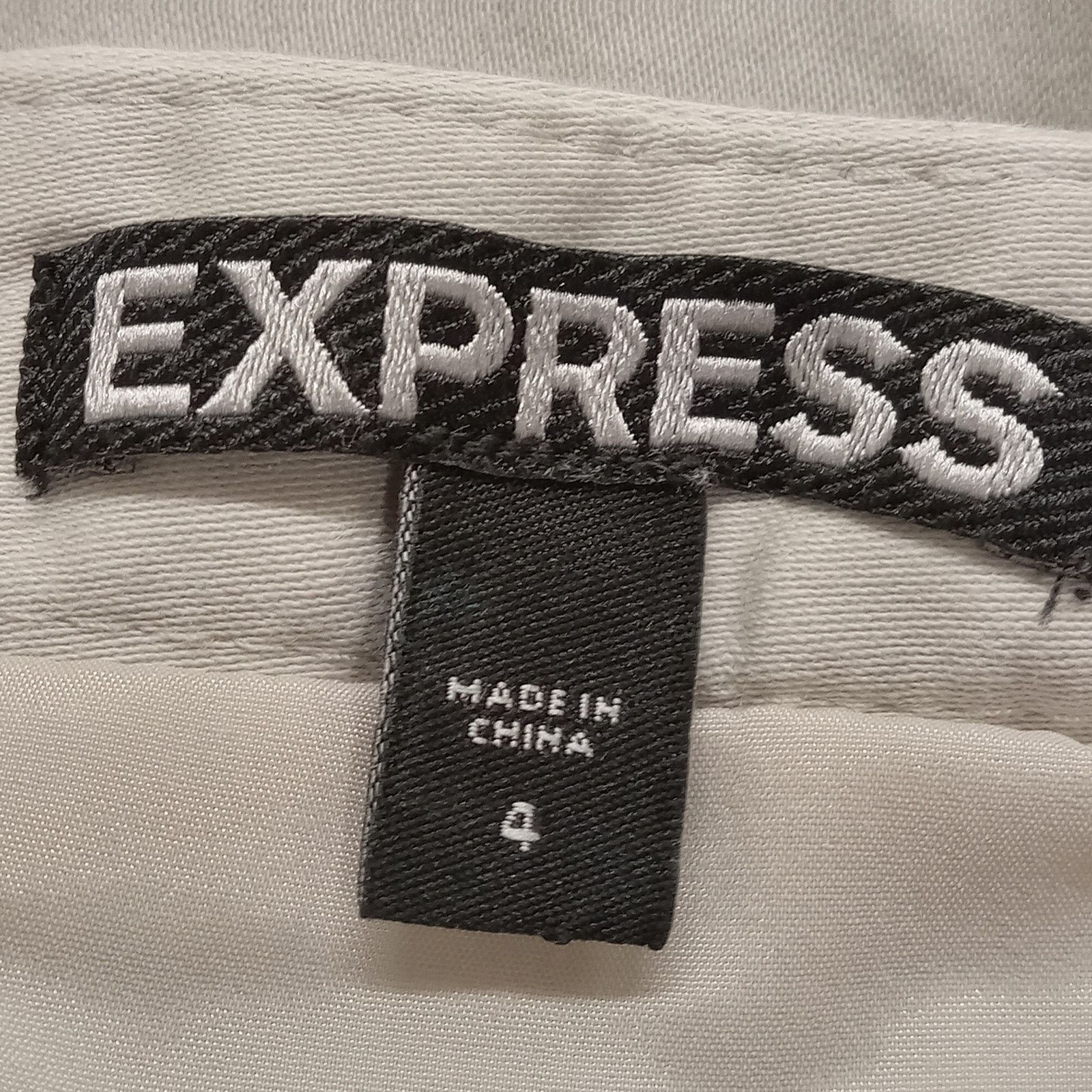Express New York & Company Skirt Women's 6 Straight Side Zip Size 27" / US 4 / IT 40 - 4 Thumbnail