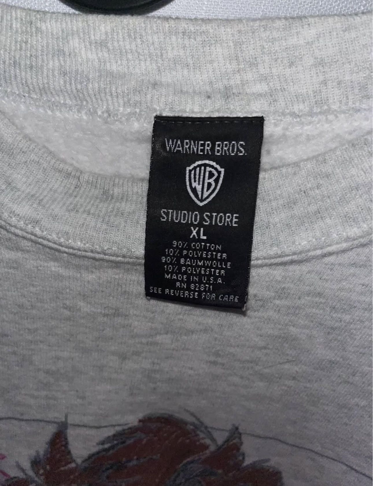 Warner Bros Vintage Tazmanian Devil WB World Sweatshirt Size US M / EU 48-50 / 2 - 2 Thumbnail