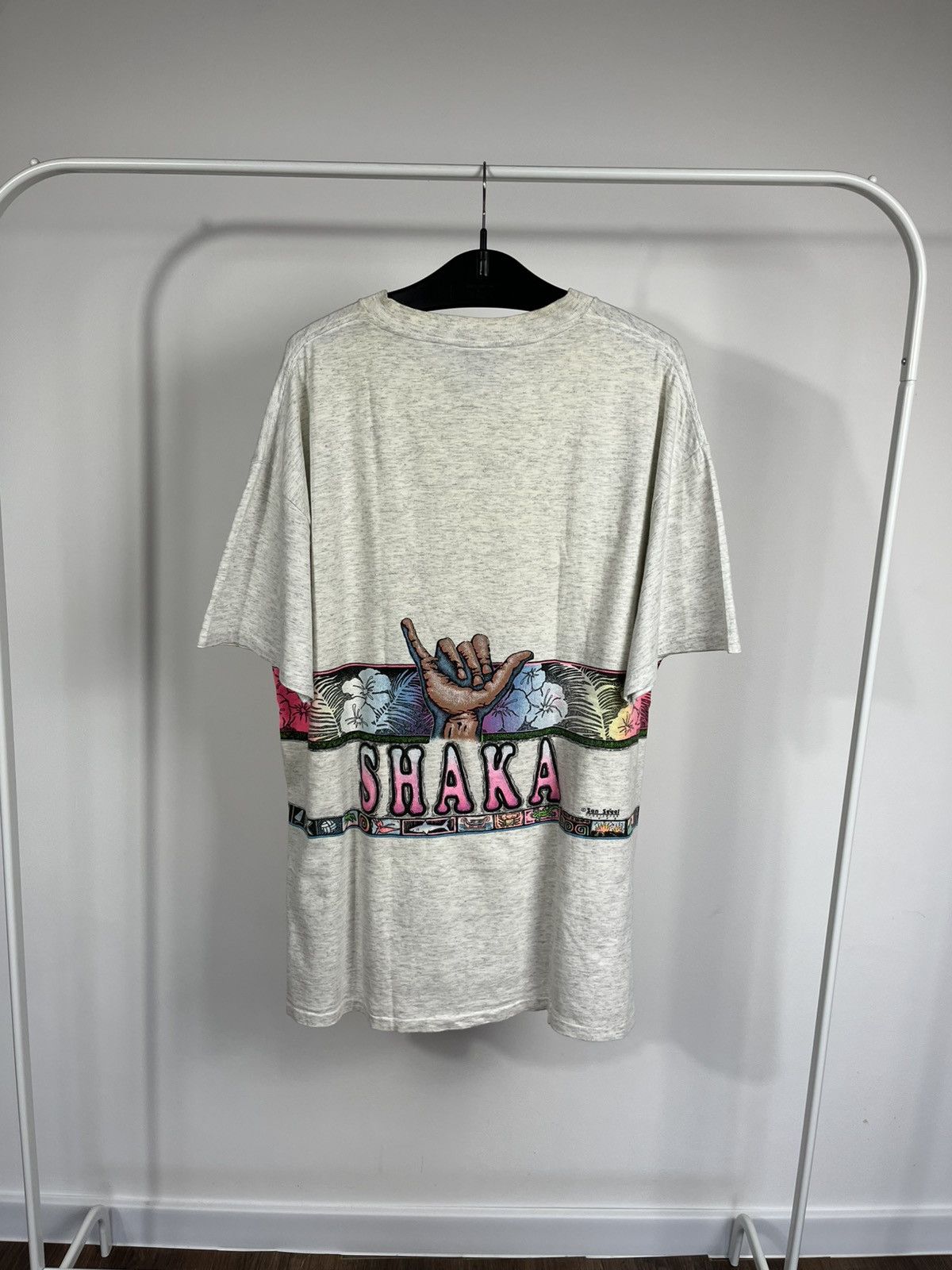 Other Vintage Oneita Hawaii Hang Loose Shaka Single Stitch Tee XXL Size US XXL / EU 58 / 5 - 11 Thumbnail