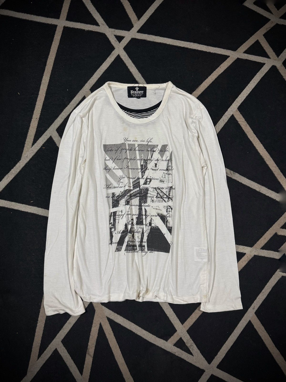 If Six Was Nine Beaumere england Poem long sleeve Ifsixwasnine lgb style Size US L / EU 52-54 / 3 - 1 Thumbnail