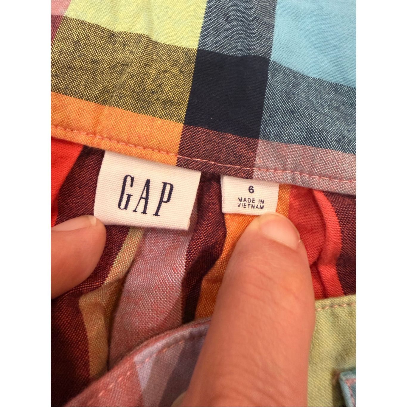 Gap Gap vintage cotton button skirt sz 6 Size 28" / US 6 / IT 42 - 3 Thumbnail