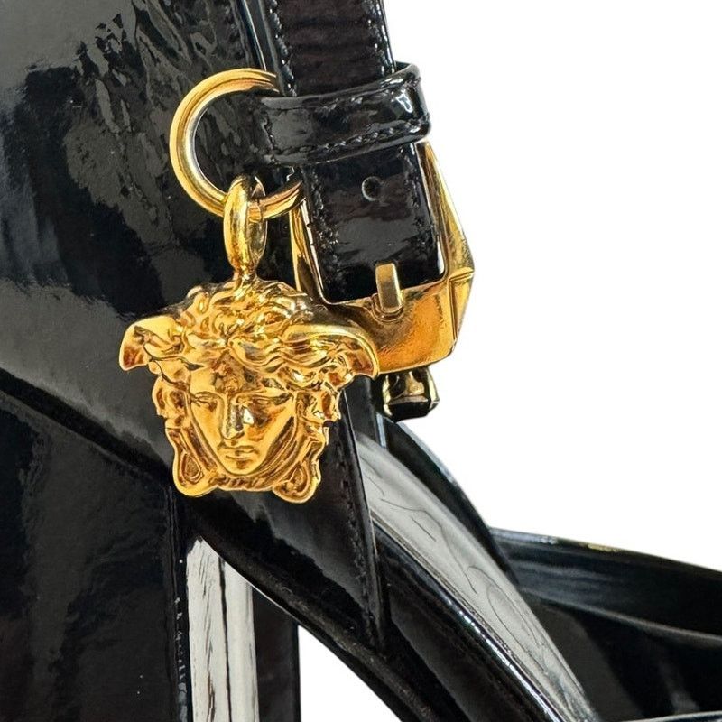 Versace Versace Medusa Aevitas Black Patent Platform Pumps Size 41 Size US 11 / IT 41 - 9 Thumbnail