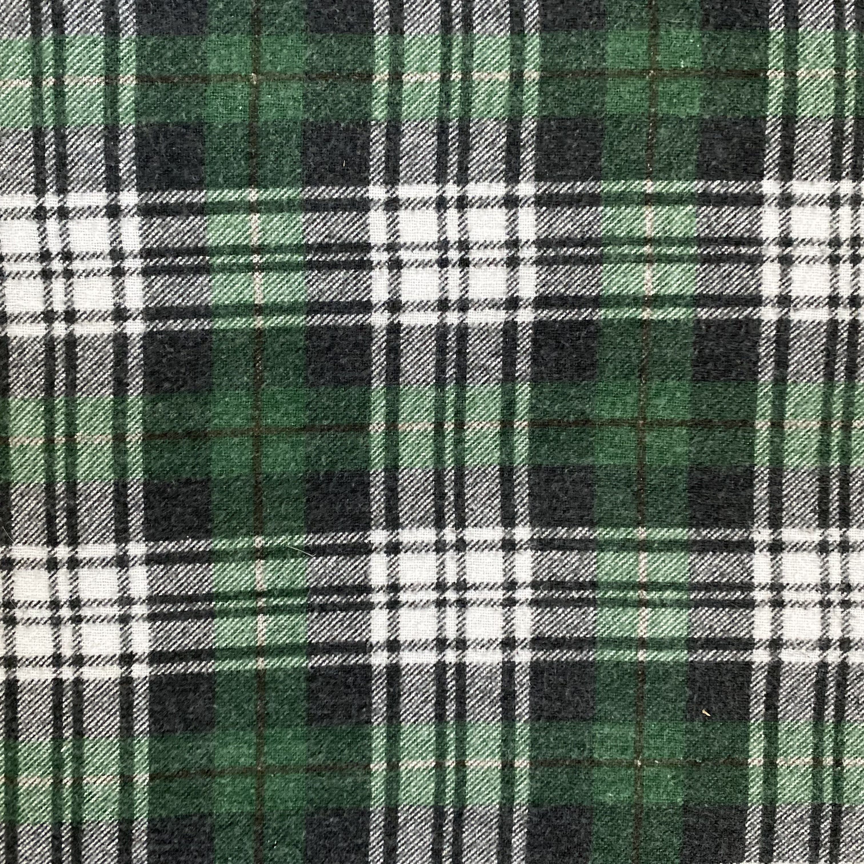 Vintage Vintage Green Plaid Botton Up Flannel Size US XL / EU 56 / 4 - 7 Thumbnail