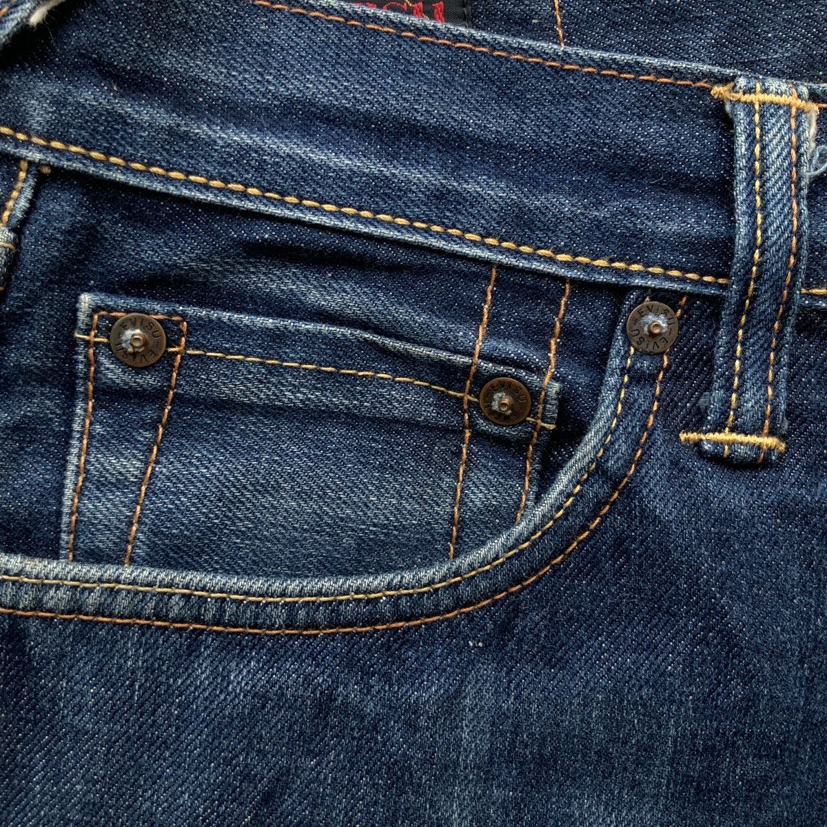 Evisu × Japanese Brand EVISU BRUSHSTROKES DAICOCK SELVEDGE JEANS Size US 30 / EU 46 - 14 Thumbnail
