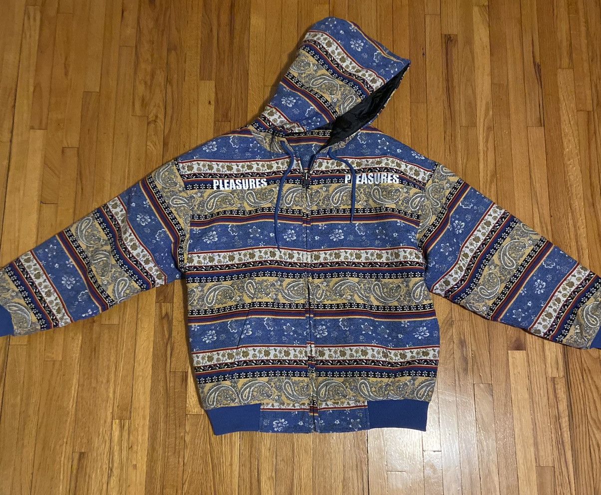 Pleasures Paisley Heavy Hoodie Grailed