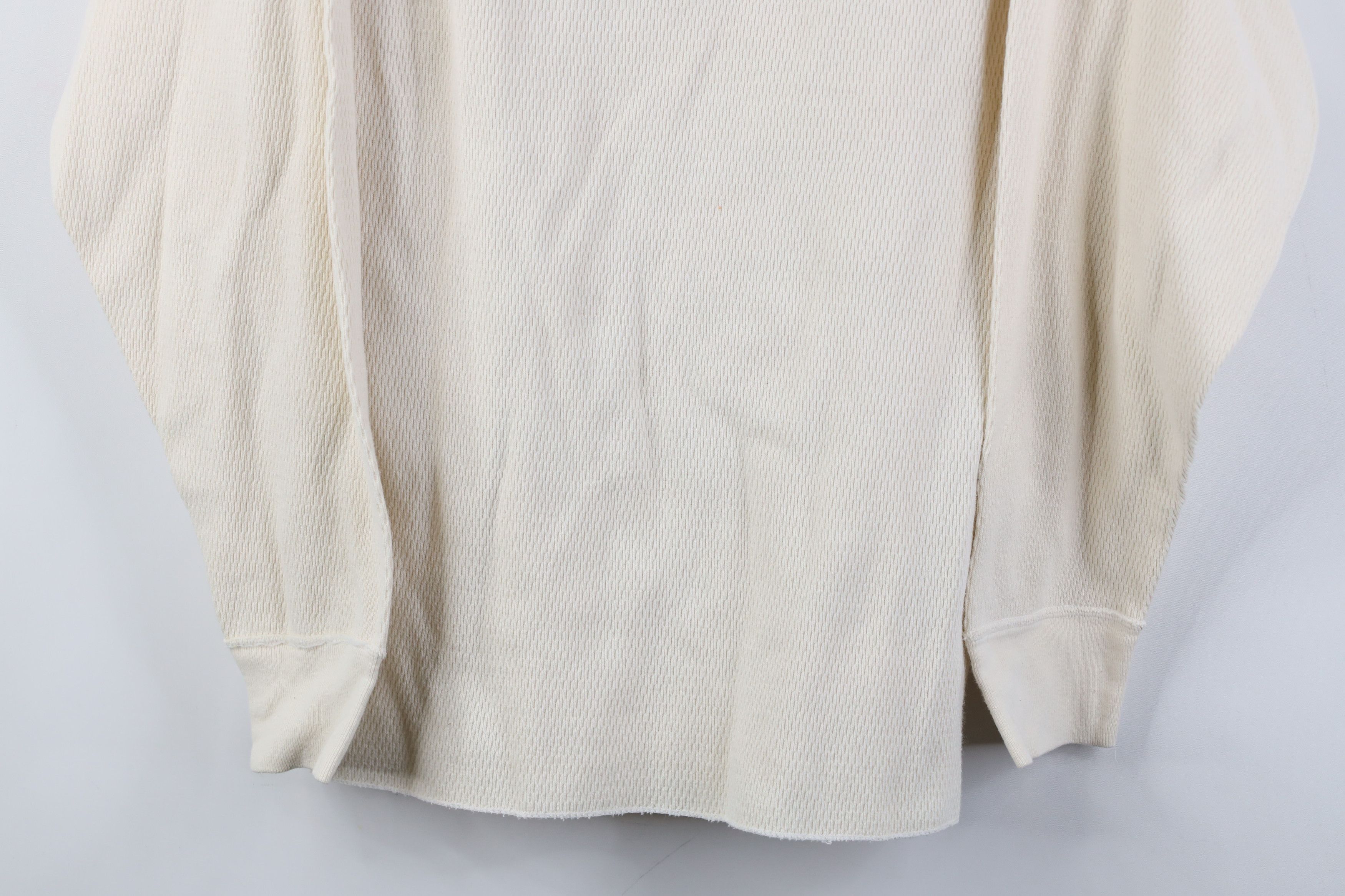 Vintage Vintage 70s Streetwear Waffle Knit Long Sleeve T-Shirt USA Size US XL / EU 56 / 4 - 3 Thumbnail