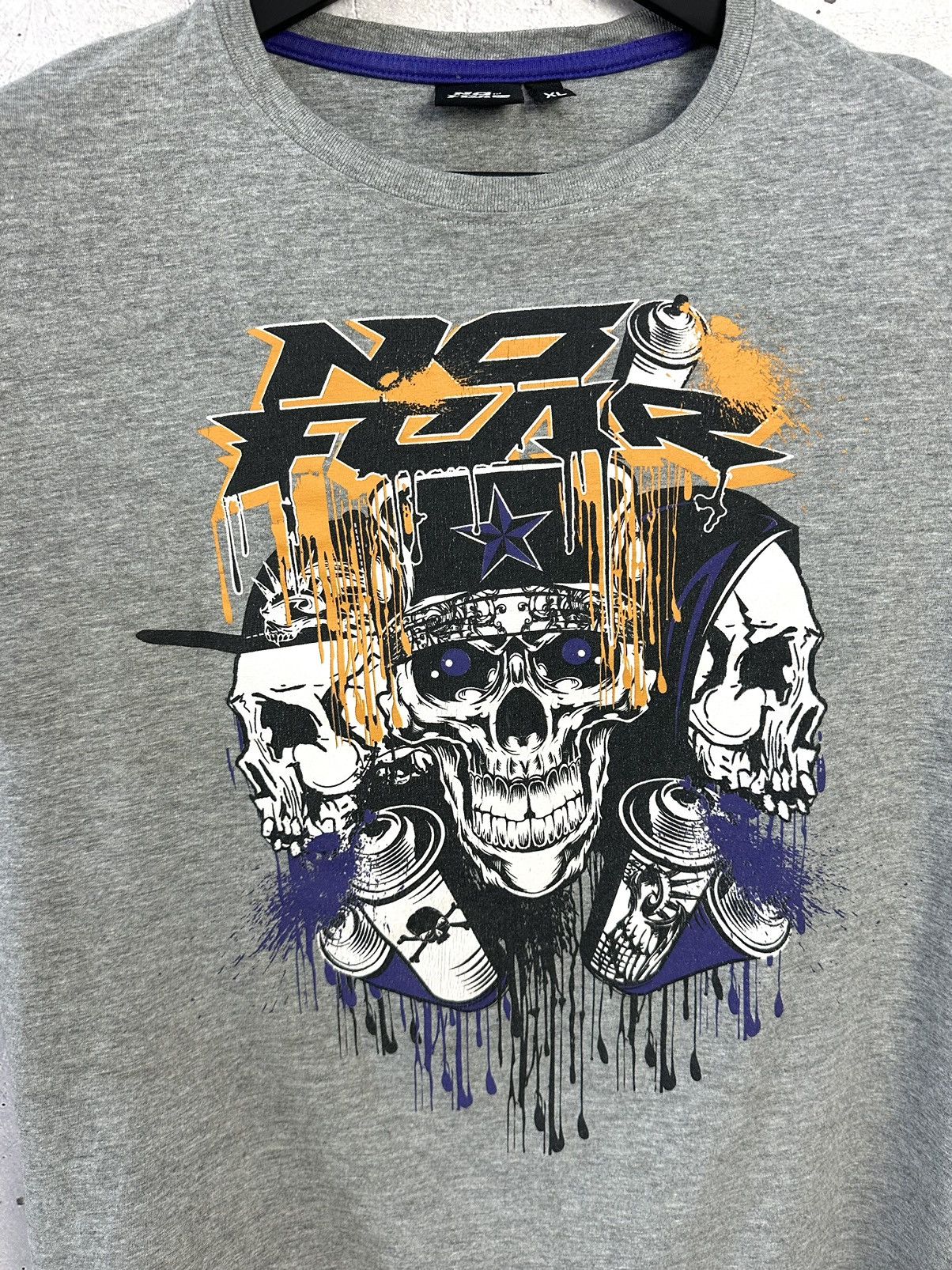 No Fear No Fear Printed Grey Short Sleeve T-shirt Size US M / EU 48-50 / 2 - 3 Thumbnail