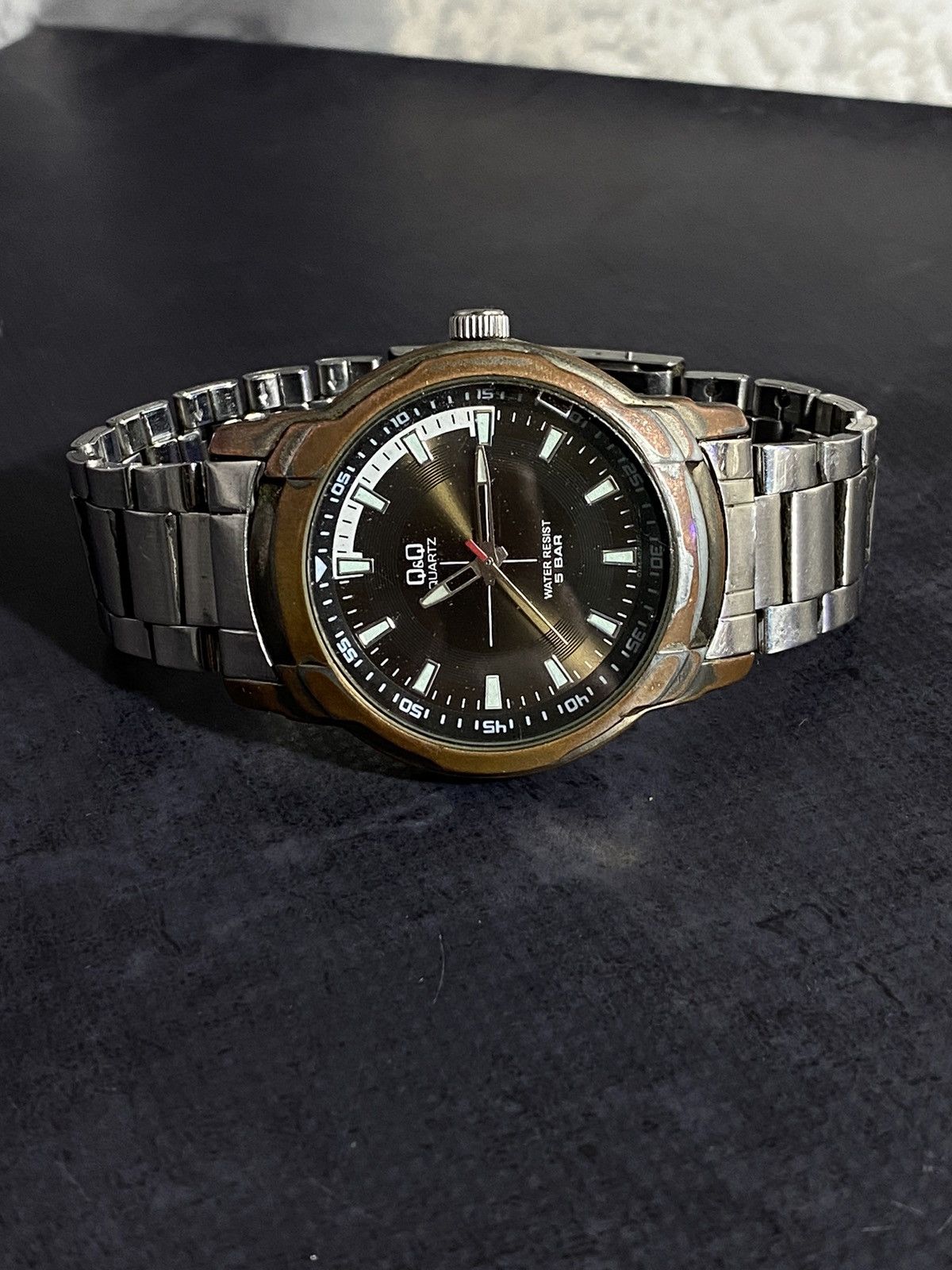 Japanese Brand Q&Q Vintage Quartz Watch Black Dial Japanese Brand Size ONE SIZE - 2 Thumbnail