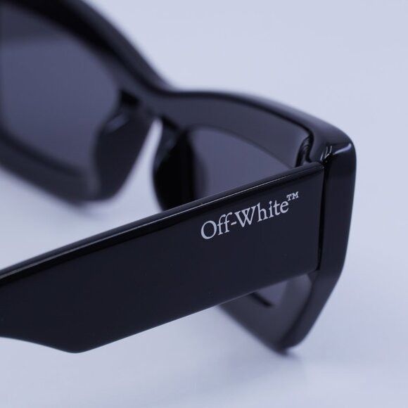 Off-White 🕶️New Off-White OERI137 AURORA 1007 Sunglasses - Black Size ONE SIZE - 5 Thumbnail