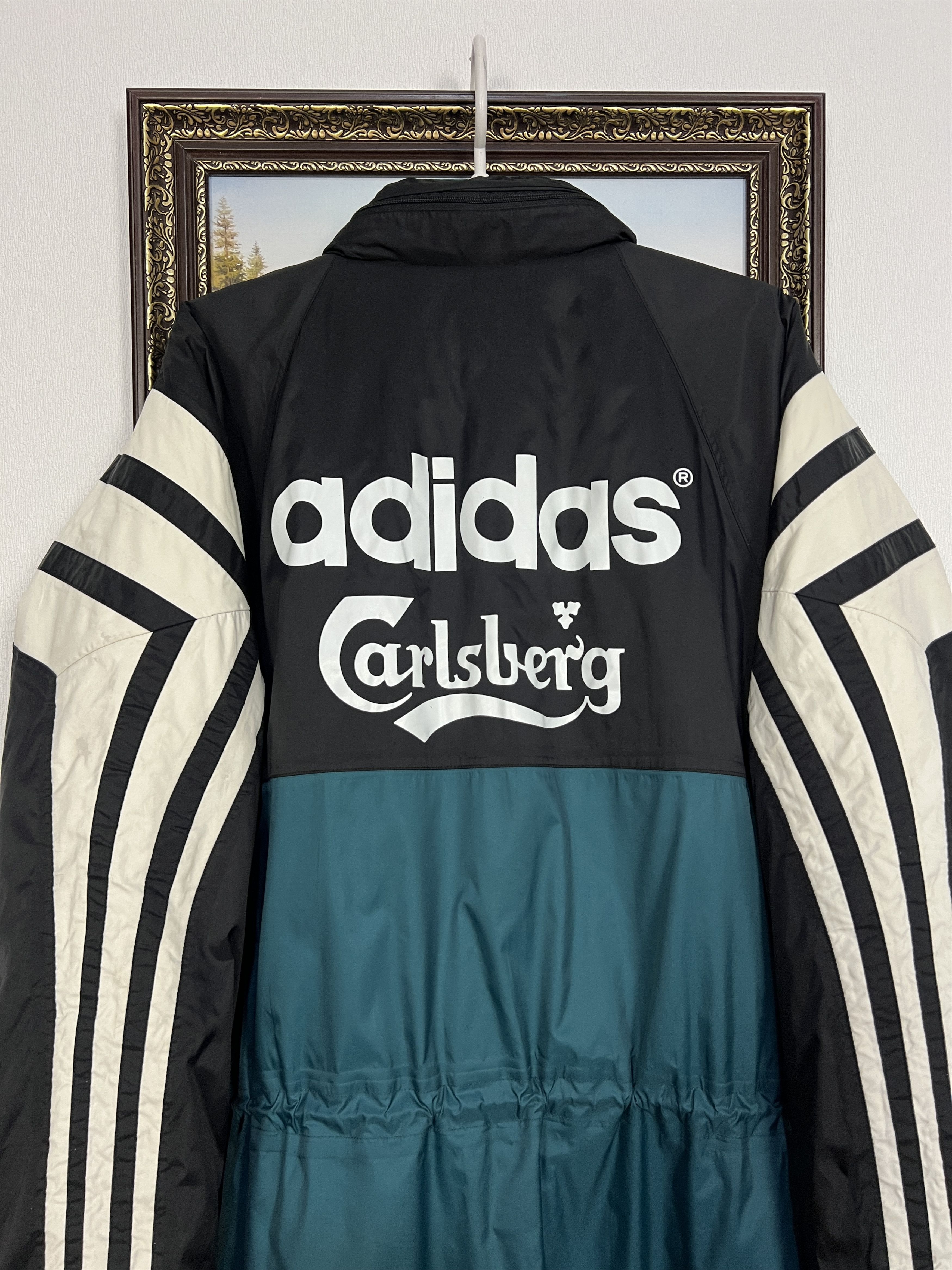 Adidas Vintage Liverpool Football Padded Jacket Soccer Track Top Size US L / EU 52-54 / 3 - 9 Thumbnail