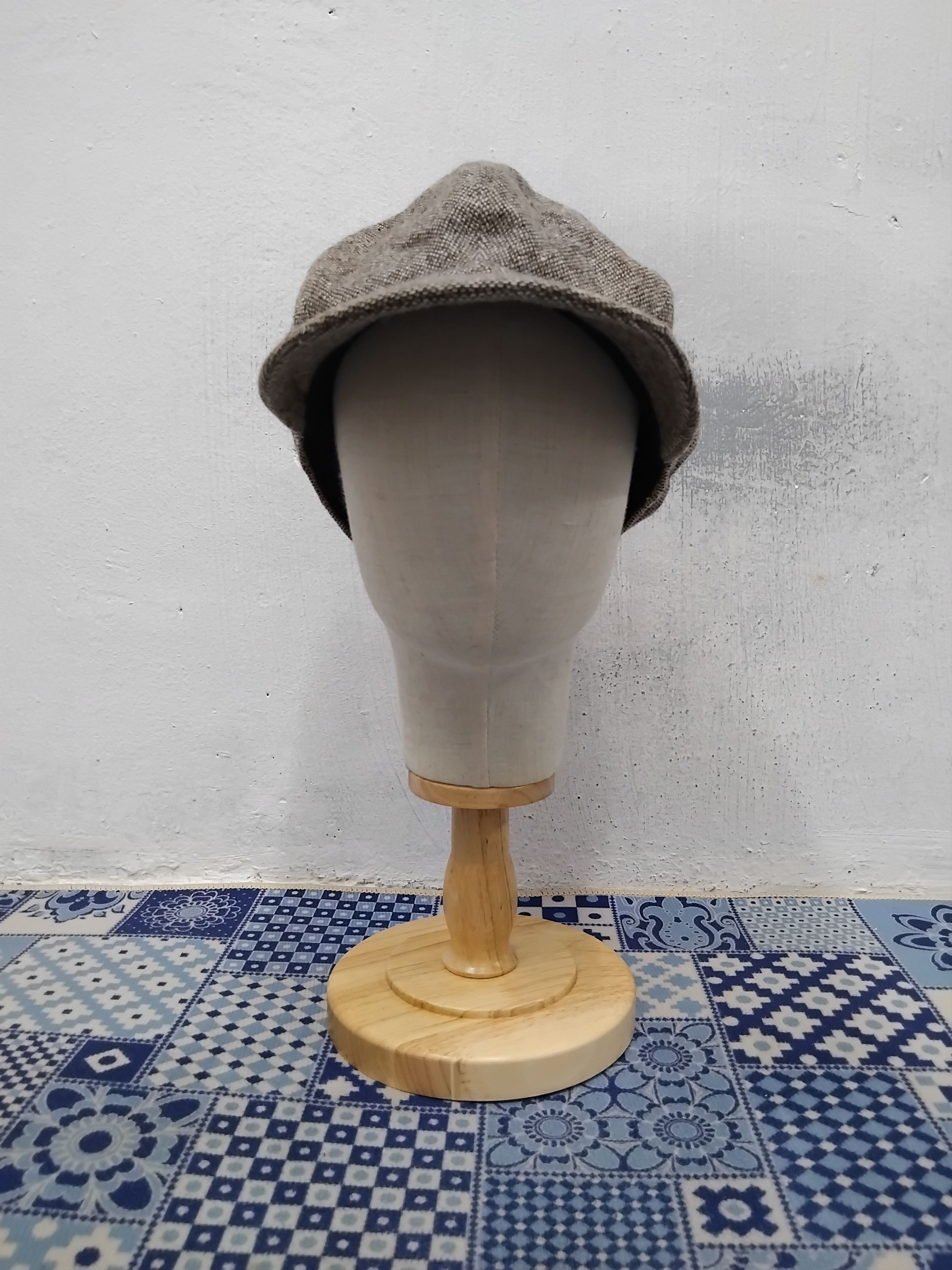 Japanese Brand 💥Brown artwork streetwear style hat Size 38 - 4 Thumbnail